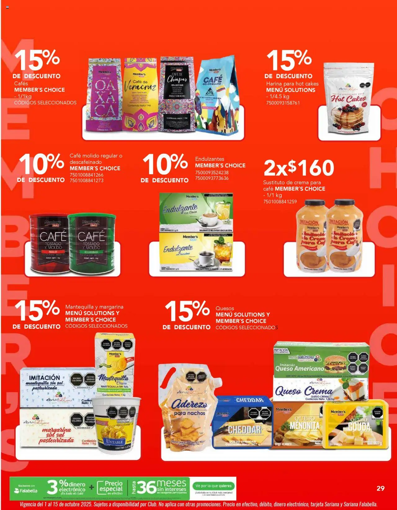 Nuevas ofertas de City Club válidas en toda la República Mexicana desde el 01.10.2025. ¡Encuentra las mejores ofertas en City Club - Catálogo! | Página: 27 | Productos: Harina, Mantequilla, Queso, Café