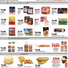 Preview of Fareway weekly ads valid from 12.01.2026 | Page: 5 | Products: Bakery, Pizza, Sausage, Croissants