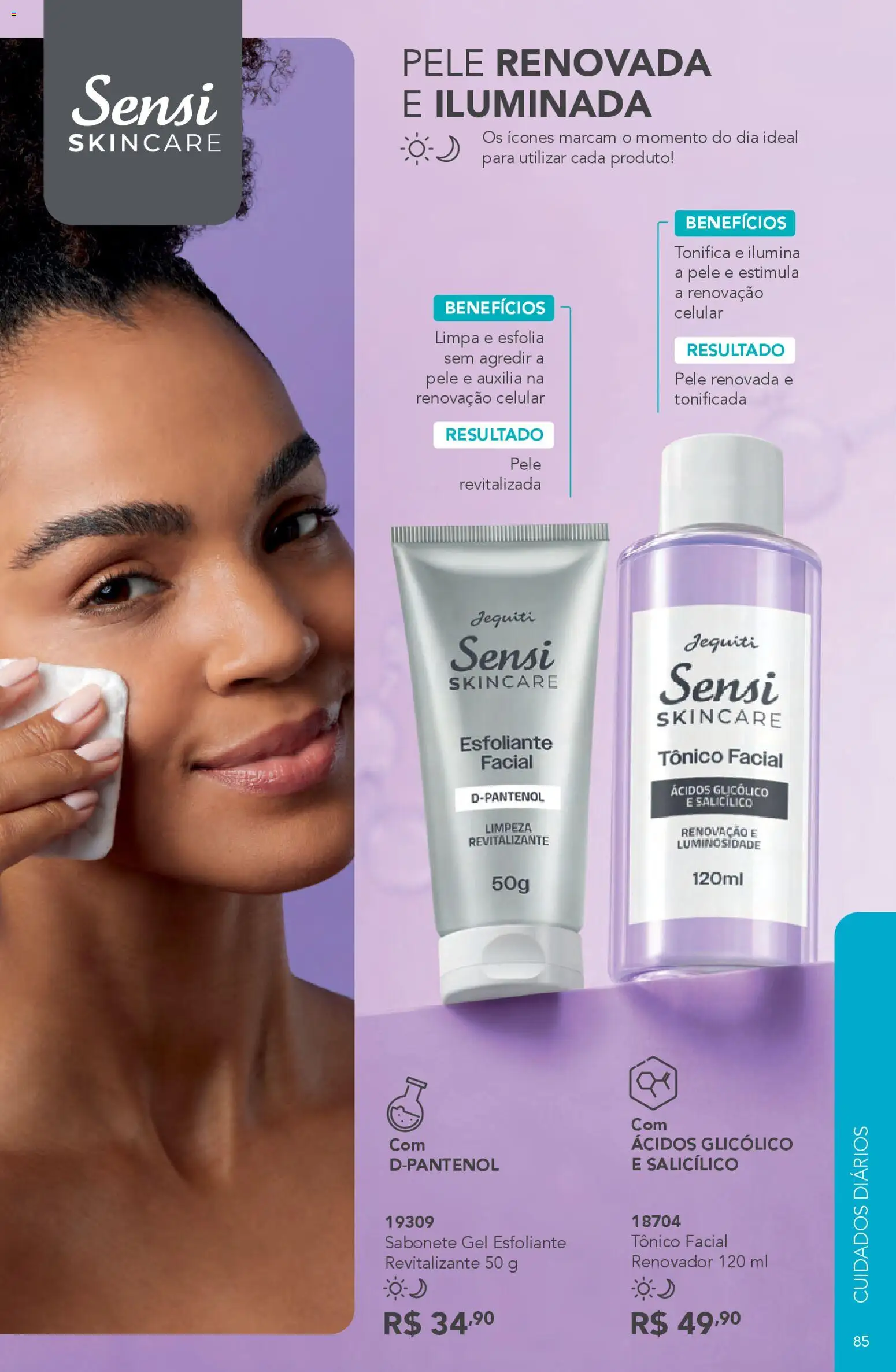 Jequiti Folheto - válido de 02.12.2025 | Página: 85 | Produtos: Tônico, Celular, Sabonete