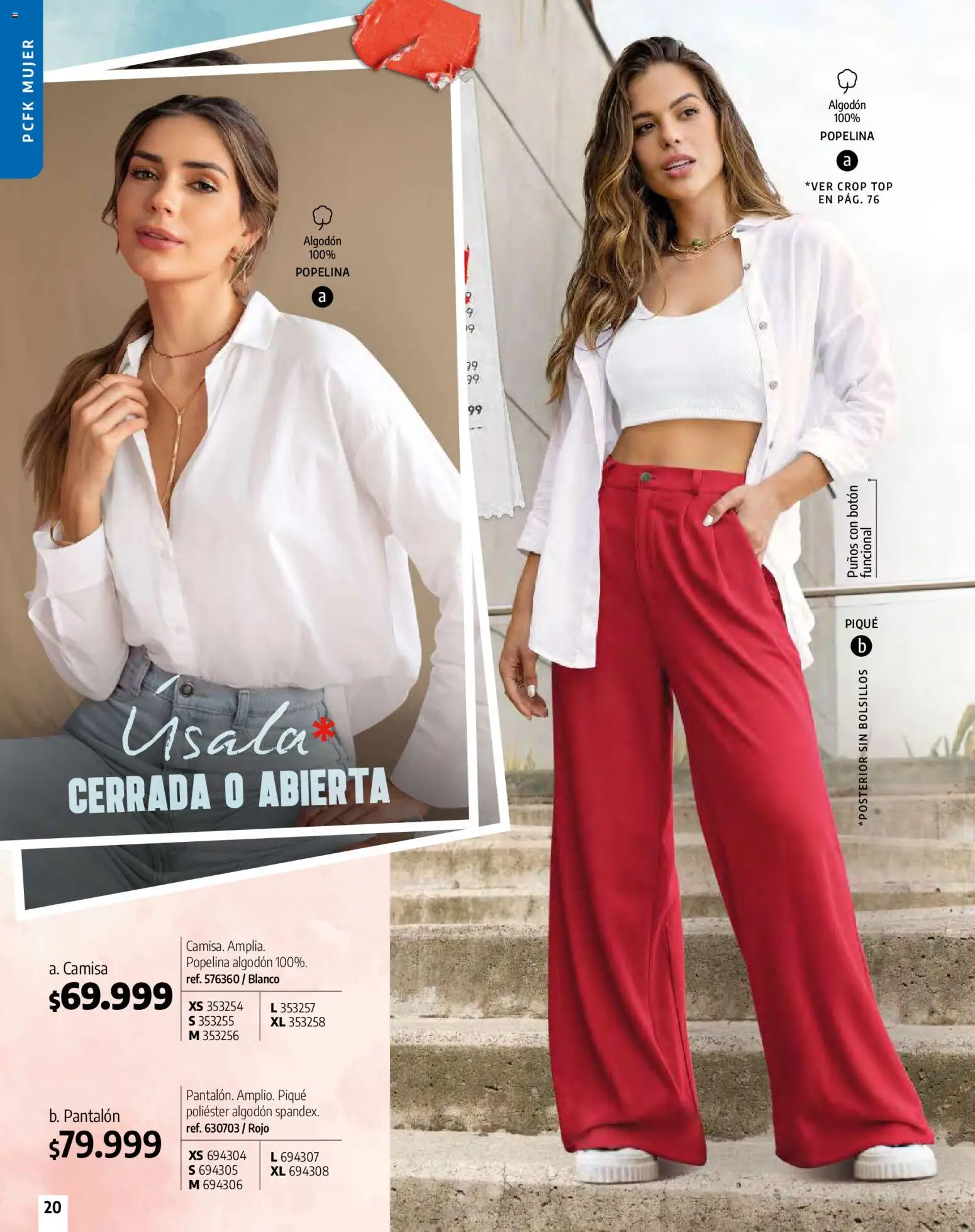 Pacifika revista - valida desde el 01.01.2026 | Página: 20 | Productos: Algodón, Top, Camisa