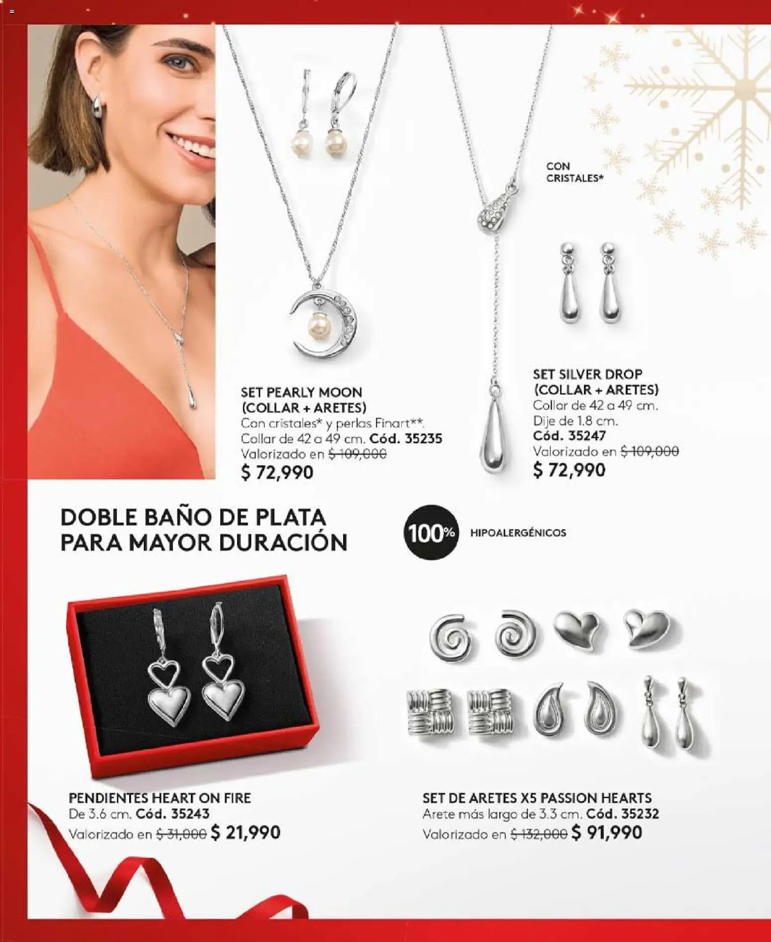 Ésika revista - valida desde el 03.11.2025 | Página: 92 | Productos: Aretes, Baño, Collar, Dije