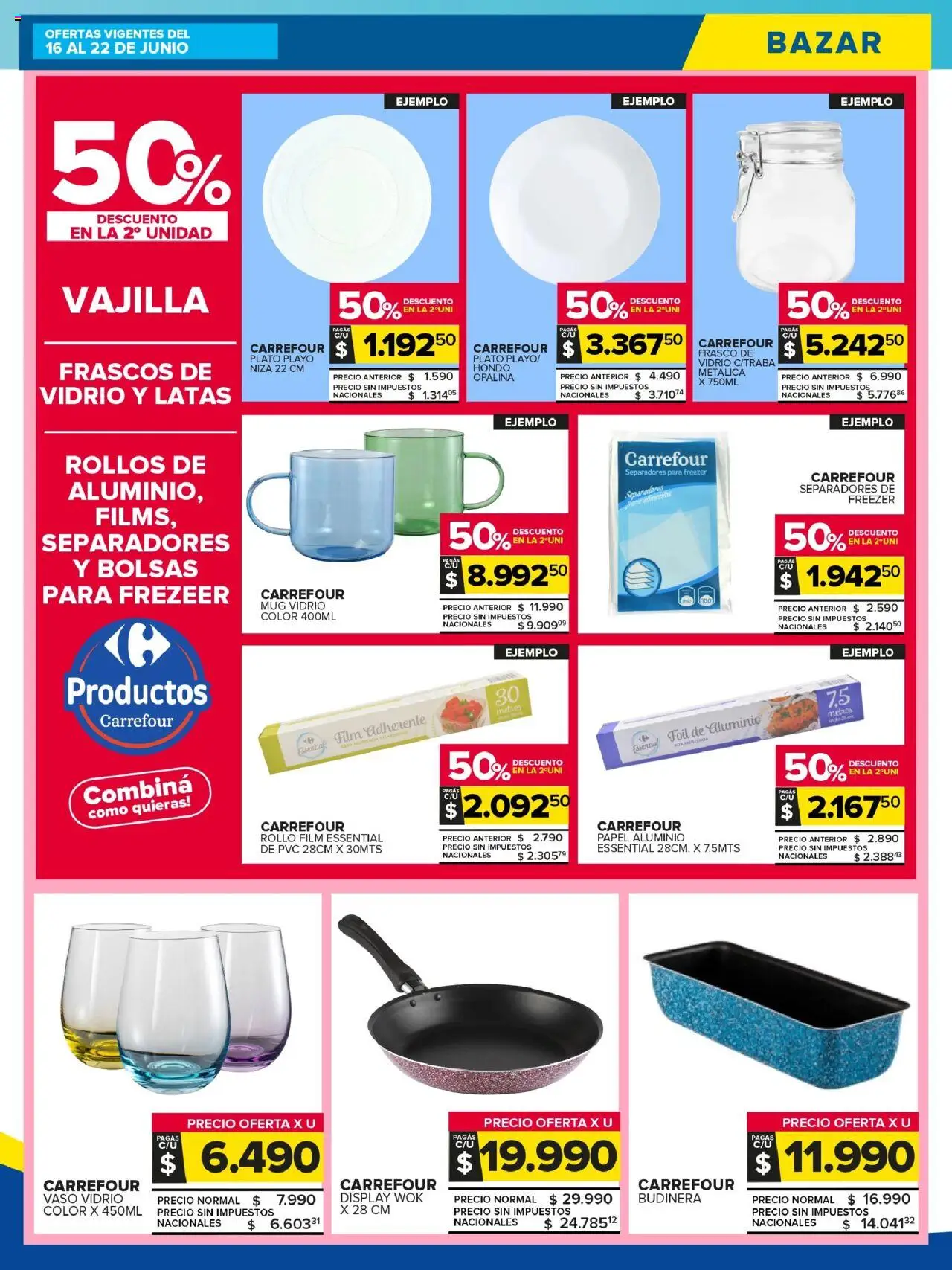 Carrefour Maxi catálogo │ válido desde el 16.06.2025 | Página: 23 | Productos: Budinera, Wok, Frasco, Freezer