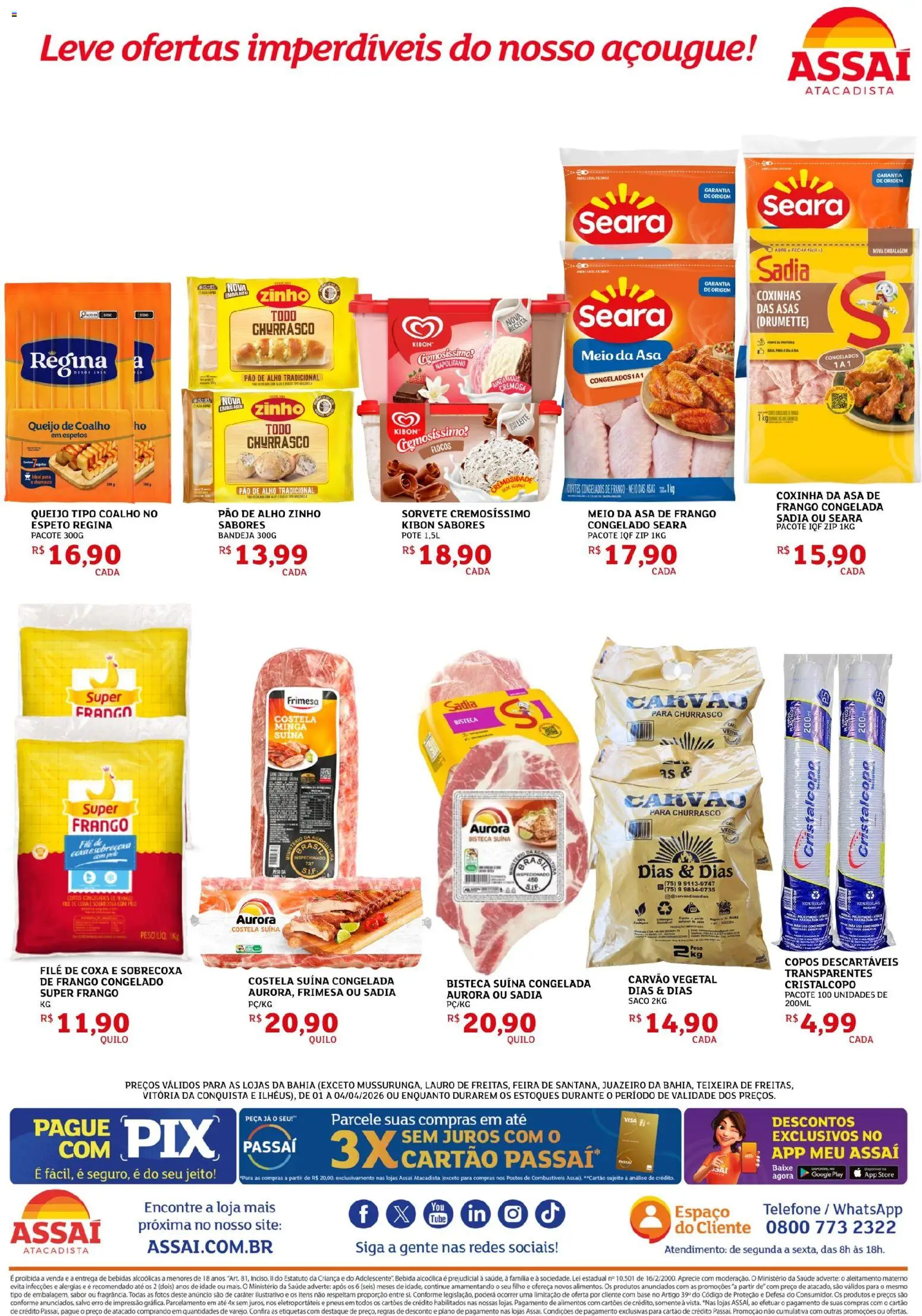 Assaí Atacadista Folheto - válido de 01.04.2026 | Página: 3