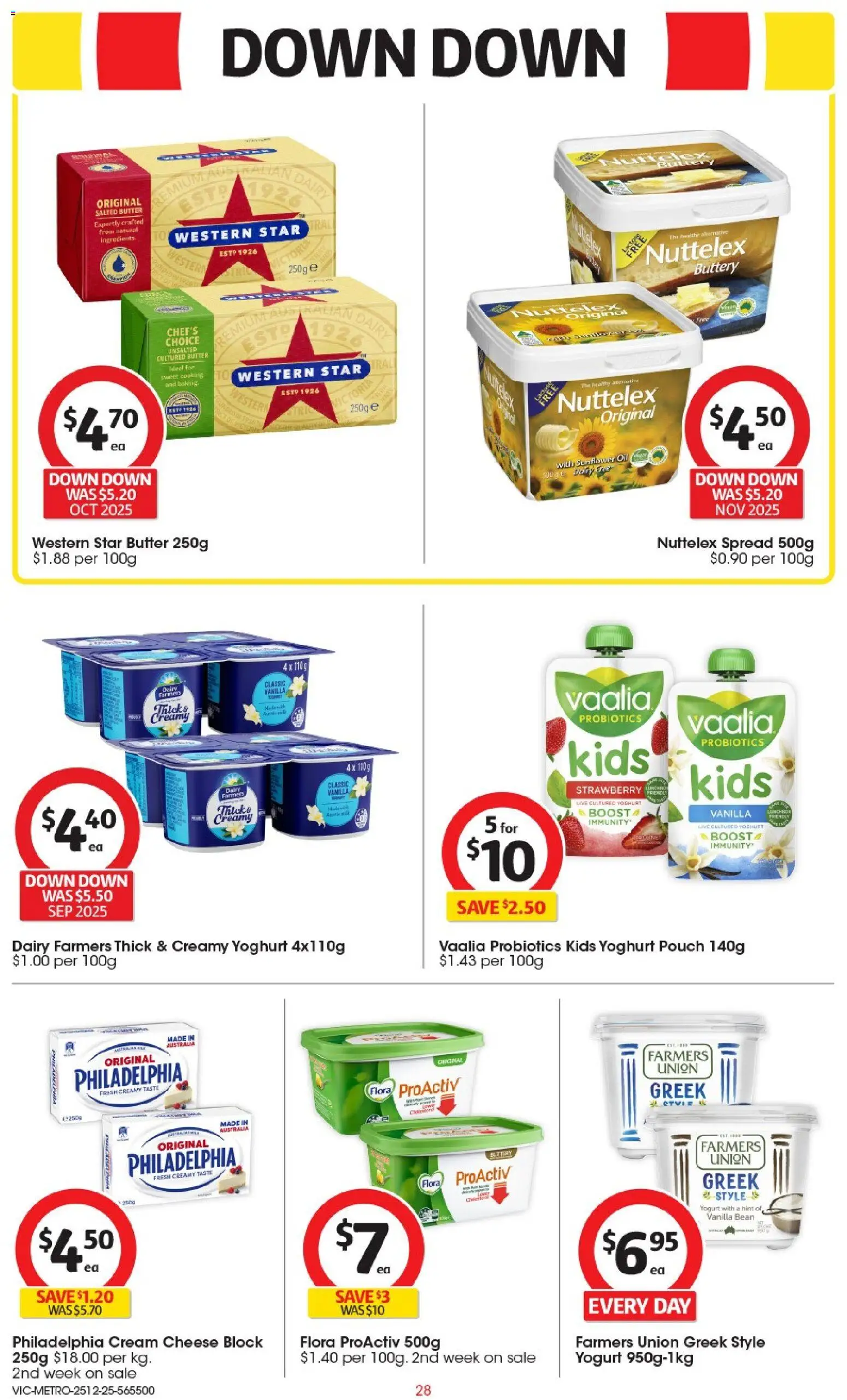 Coles catalogue - valid from 25.12.2025 | Page: 29 | Products: Dairy, Cheese, Yoghurt, Cream