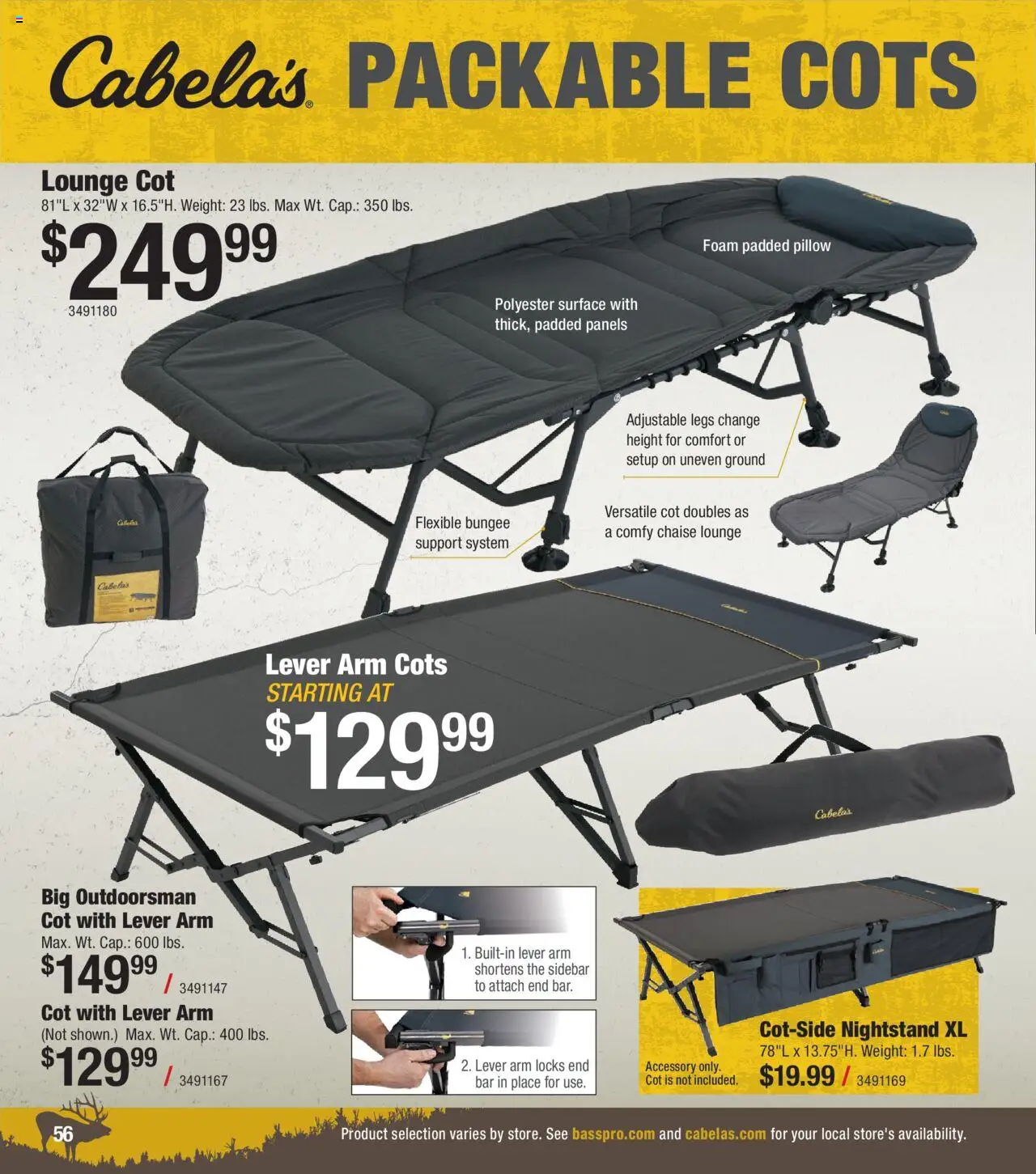 Cabela's Big Game Hunting 25 - valid from 12.06.2025 | Page: 56 | Products: Pillow, Weight