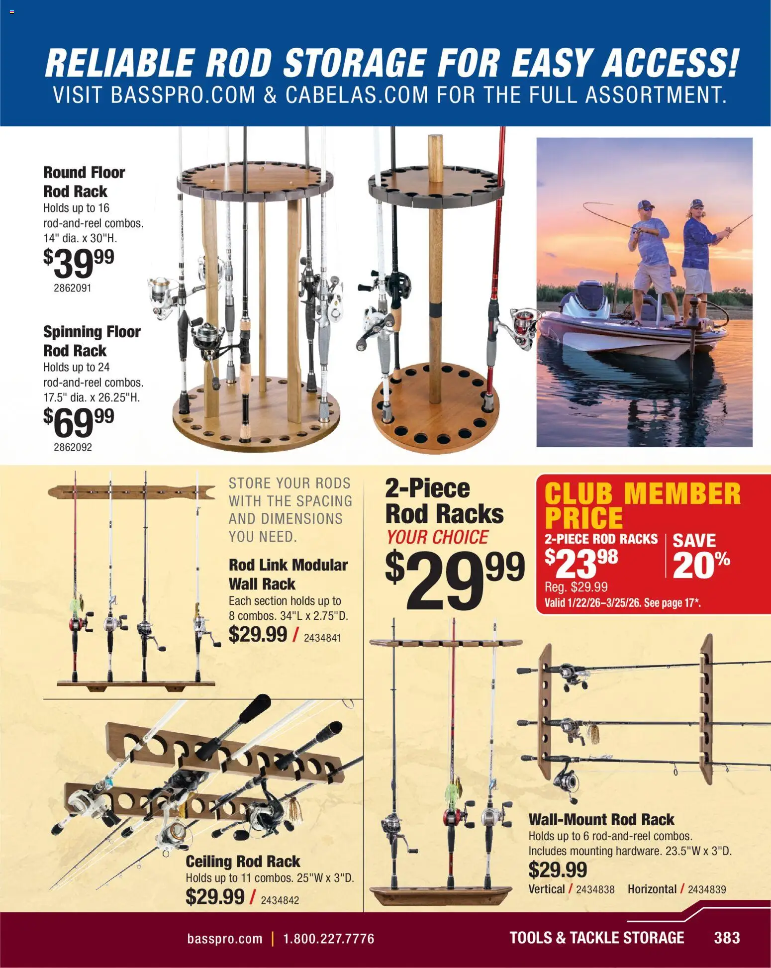 Cabela's Spring Fishing Master 26 - valid from 22.01.2026 | Page: 383