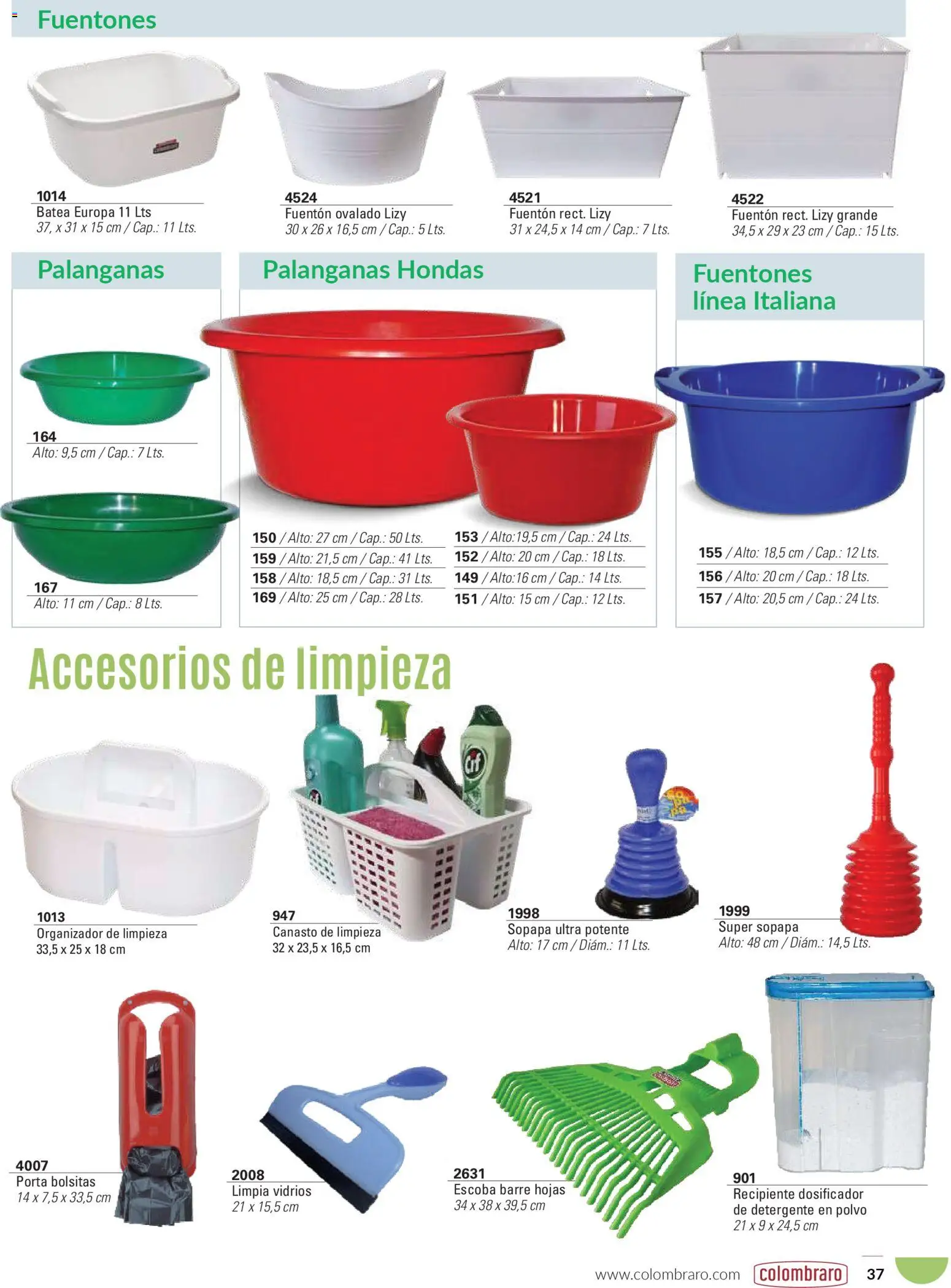 Colombraro catálogo │ válido desde el 26.01.2026 | Página: 37 | Productos: Polvo, Detergente, Escoba, Sopapa