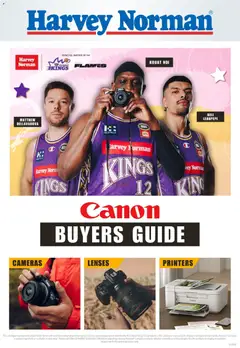 Preview of Harvey Norman Canon Buyers Guide - valid from 29.01.2026