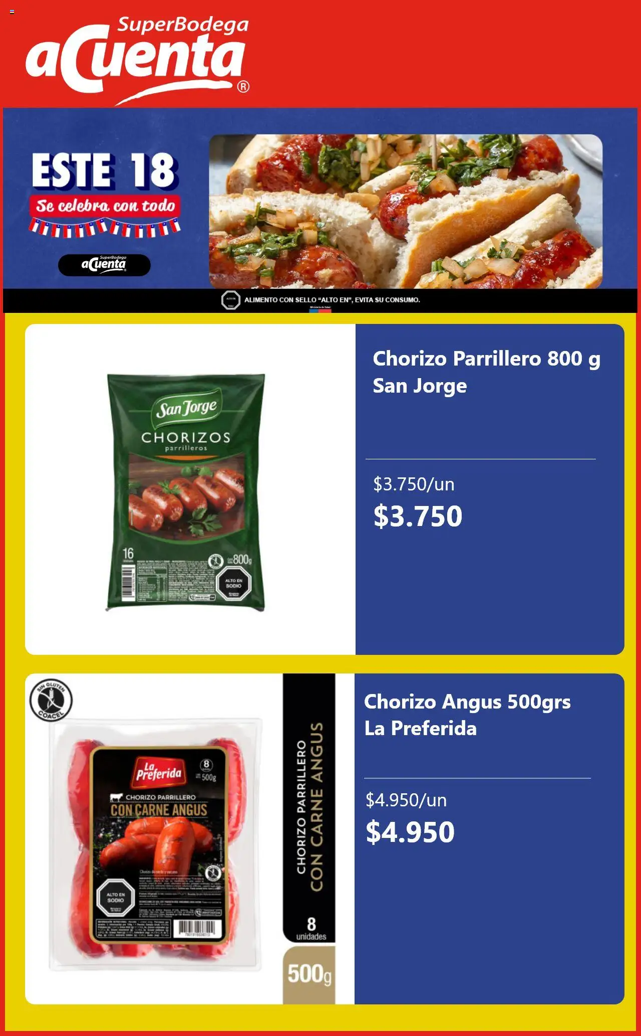 Super Bodega aCuenta ofertas  │ válido desde el 11.09.2025 | Página: 4 | Productos: Chorizo