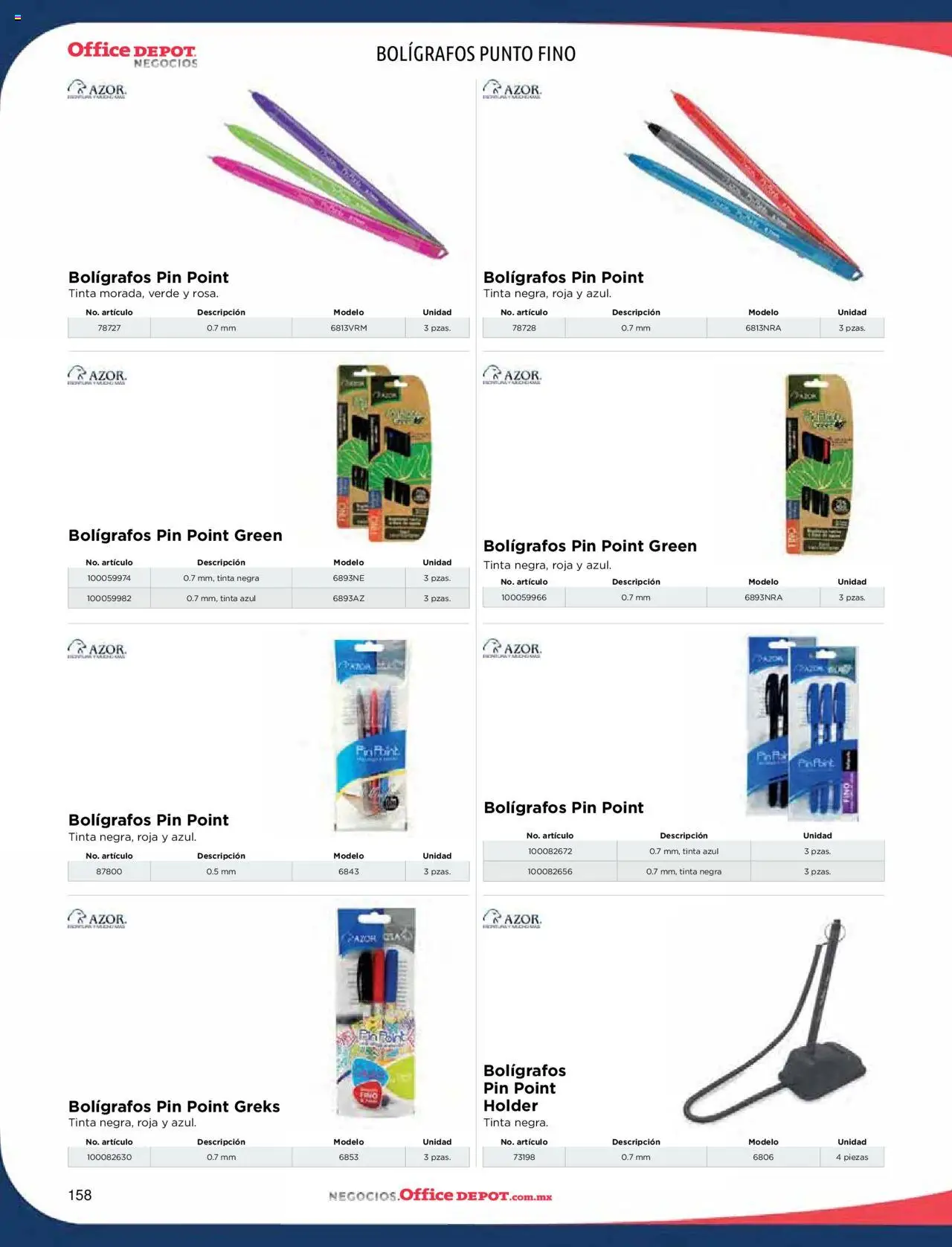 Nuevas ofertas de Office Depot válidas en toda la República Mexicana desde el 09.01.2025. ¡Encuentra las mejores ofertas en Office Depot catálogo 2025! | Página: 160