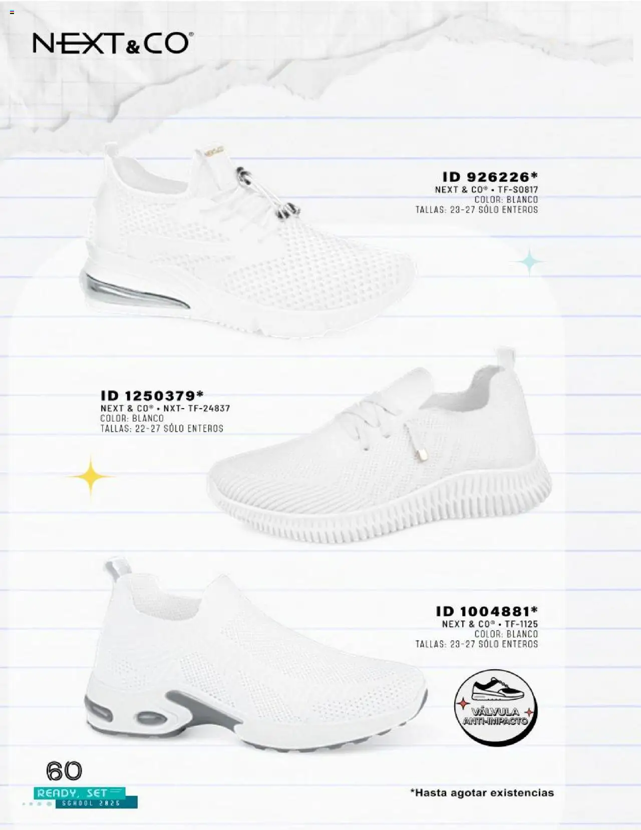 Nuevas ofertas de Price Shoes válidas en toda la República Mexicana desde el 26.08.2025. ¡Encuentra las mejores ofertas en Price Shoes - Catálogo Ready for School ! | Página: 60 | Productos: Válvula