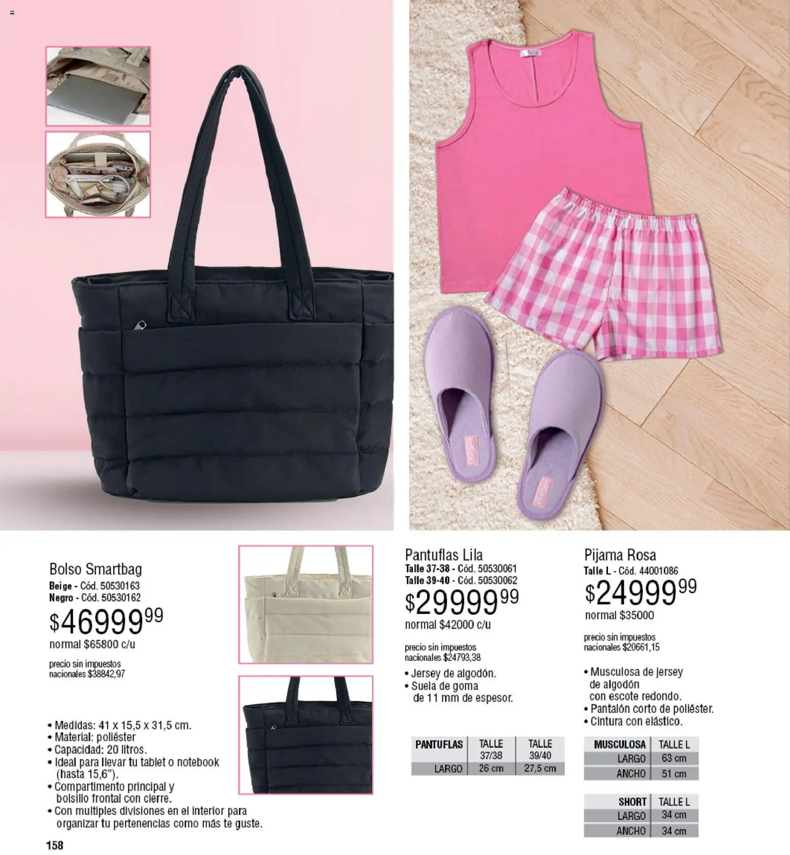 Millanel - Catálogo │ válido desde el 02.03.2026 | Página: 158 | Productos: Algodón, Tablet, Notebook, Bolso