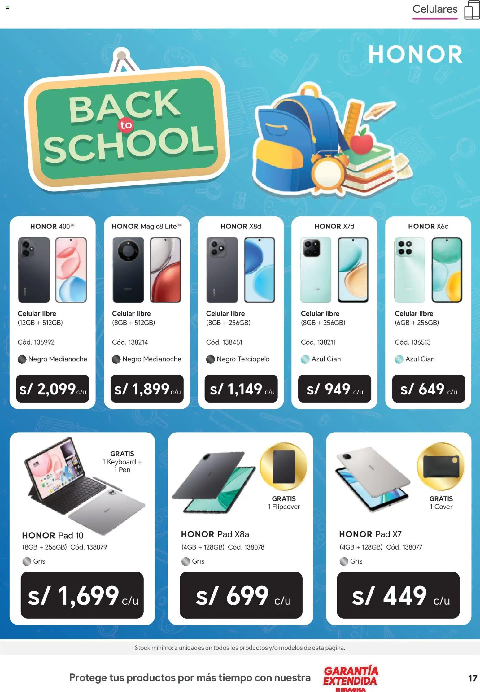 Catálogo Hiraoka válido desde 13.03.2026 | Página: 17 | Productos: Celular