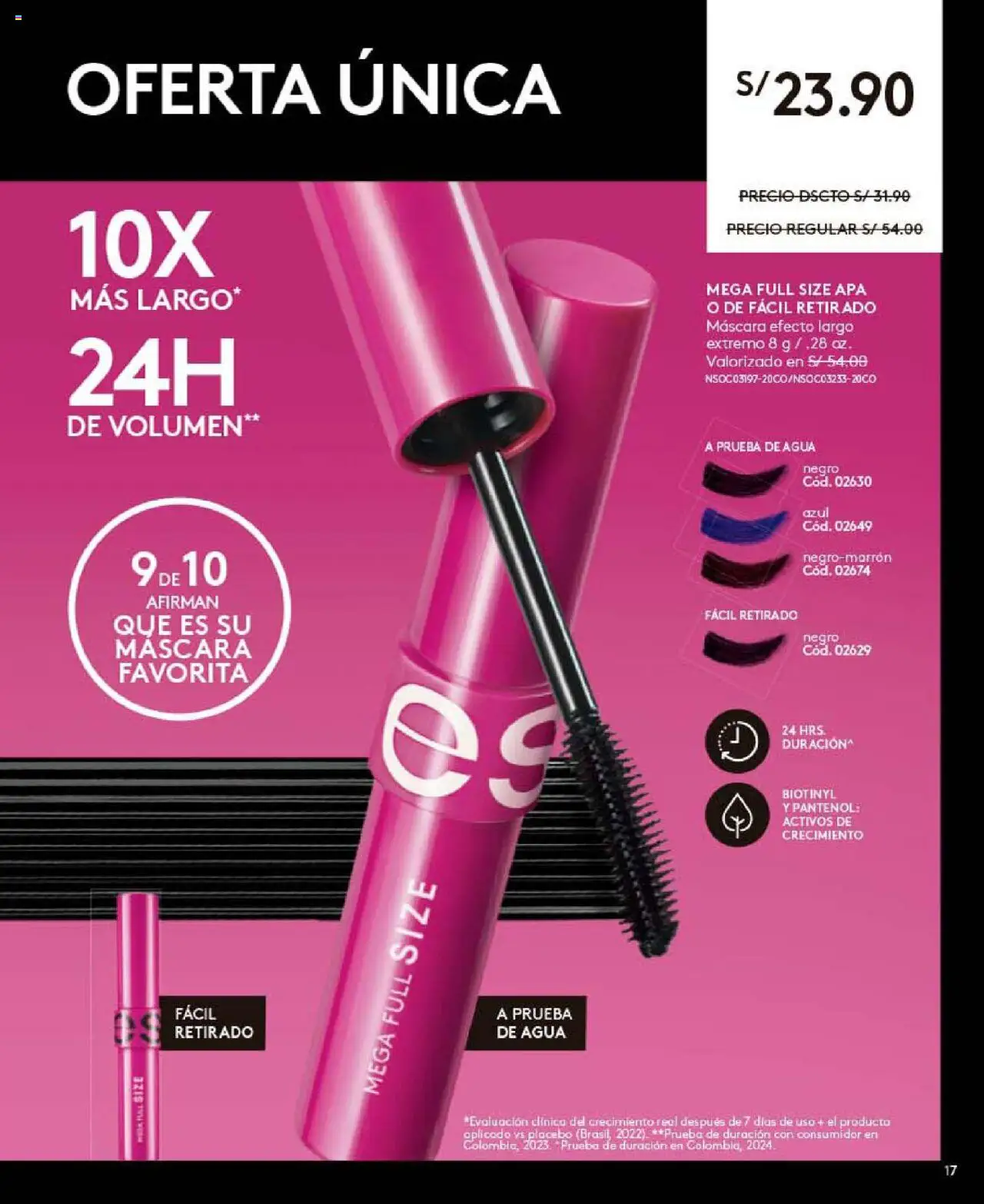 Catálogo Ésika válido desde 25.08.2025 | Página: 17 | Productos: Máscara