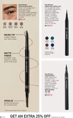 Preview of Avon weekly ads valid from 08.04.2026 | Page: 80 | Products: Pencil, Pen, Fragrance, Eyeliner