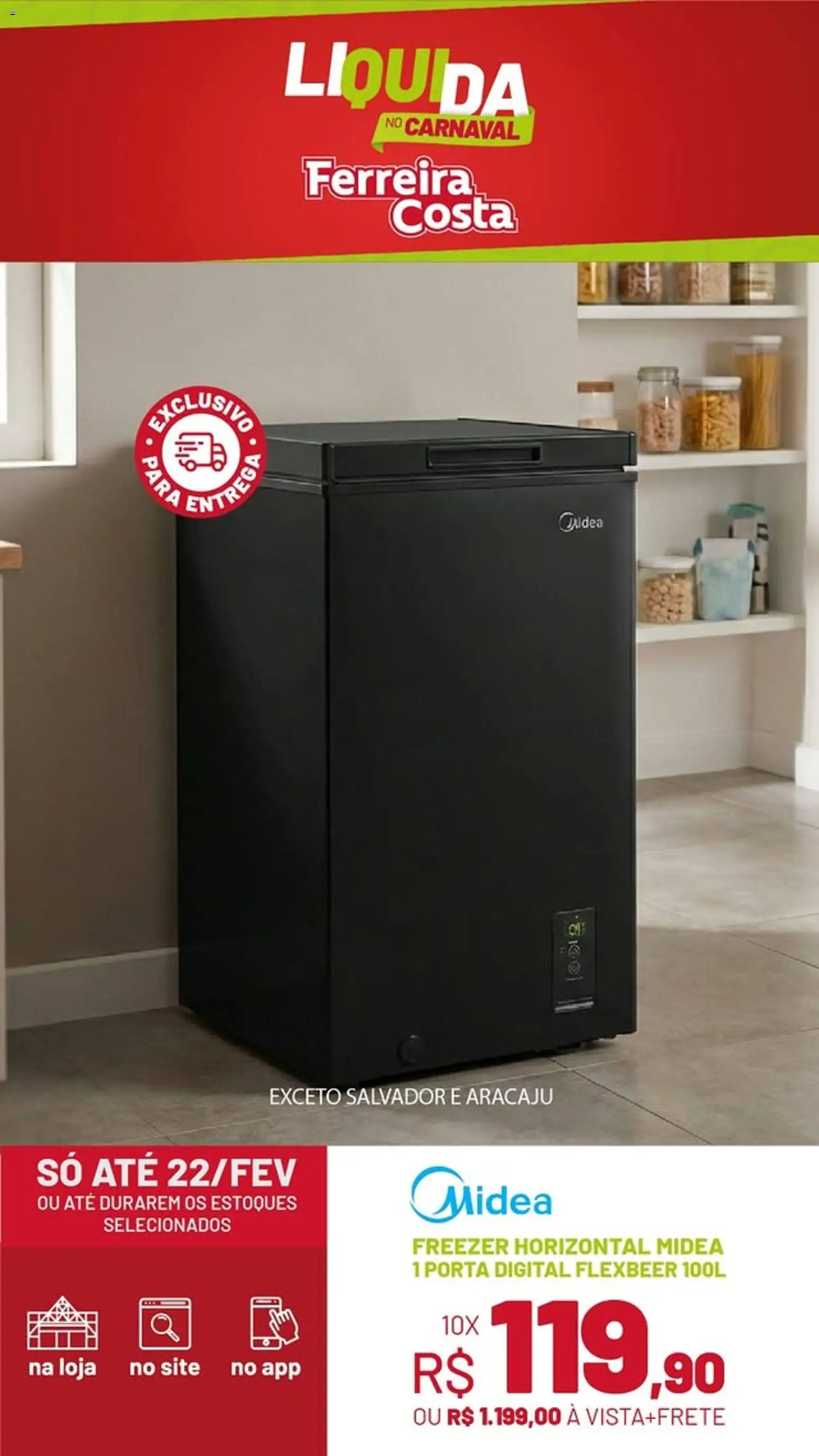 Ferreira Costa Folheto - válido de 26.01.2026 | Página: 10 | Produtos: Porta, Freezer