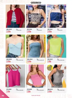 Vista previa de Andrea catálogo Outlet, nuevo folleto de la tienda, válido en México a partir del 21.12.2025 | Página: 152 | Productos: Ropa