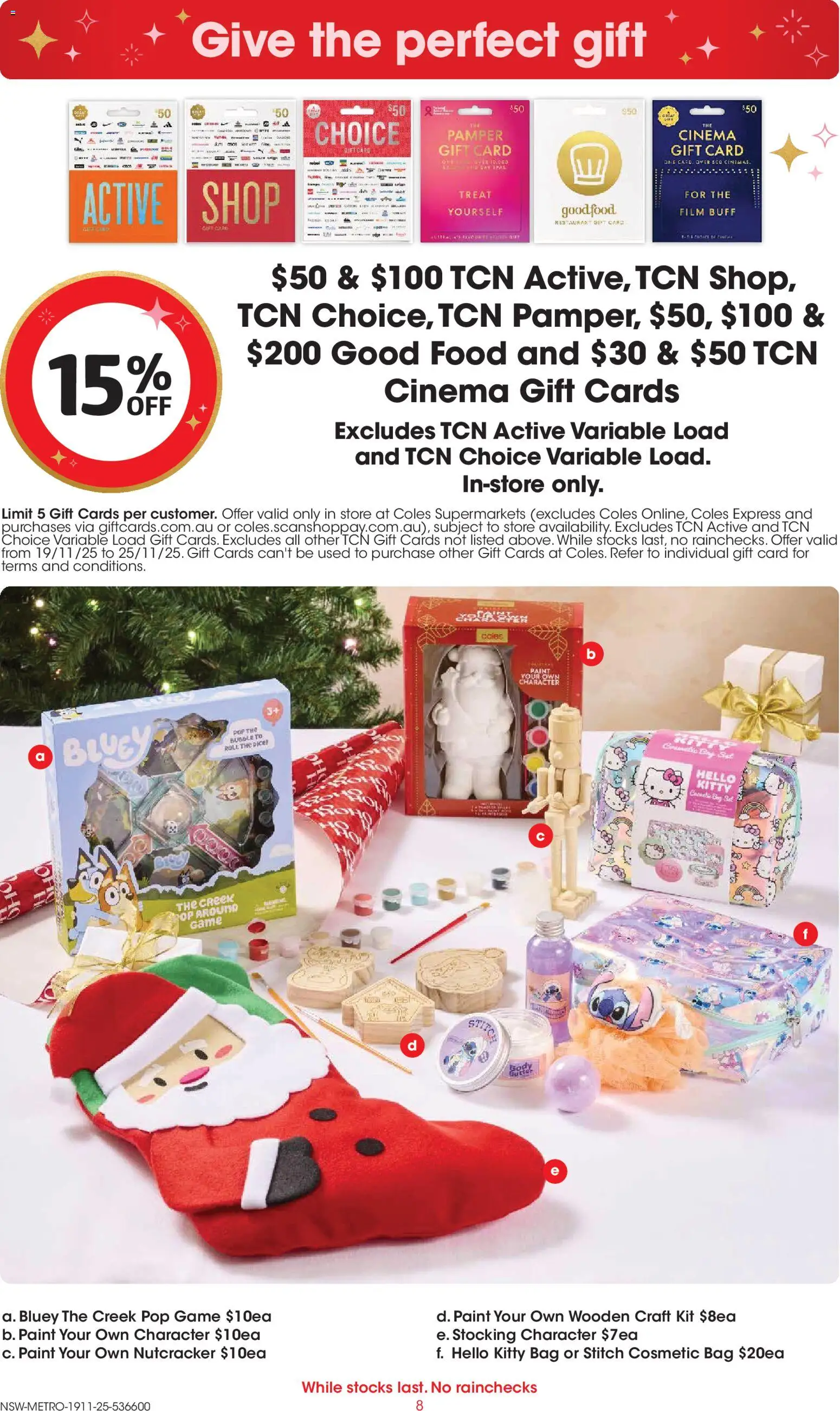 Coles catalogue - valid from 19.11.2025 | Page: 8 | Products: Game, Bag