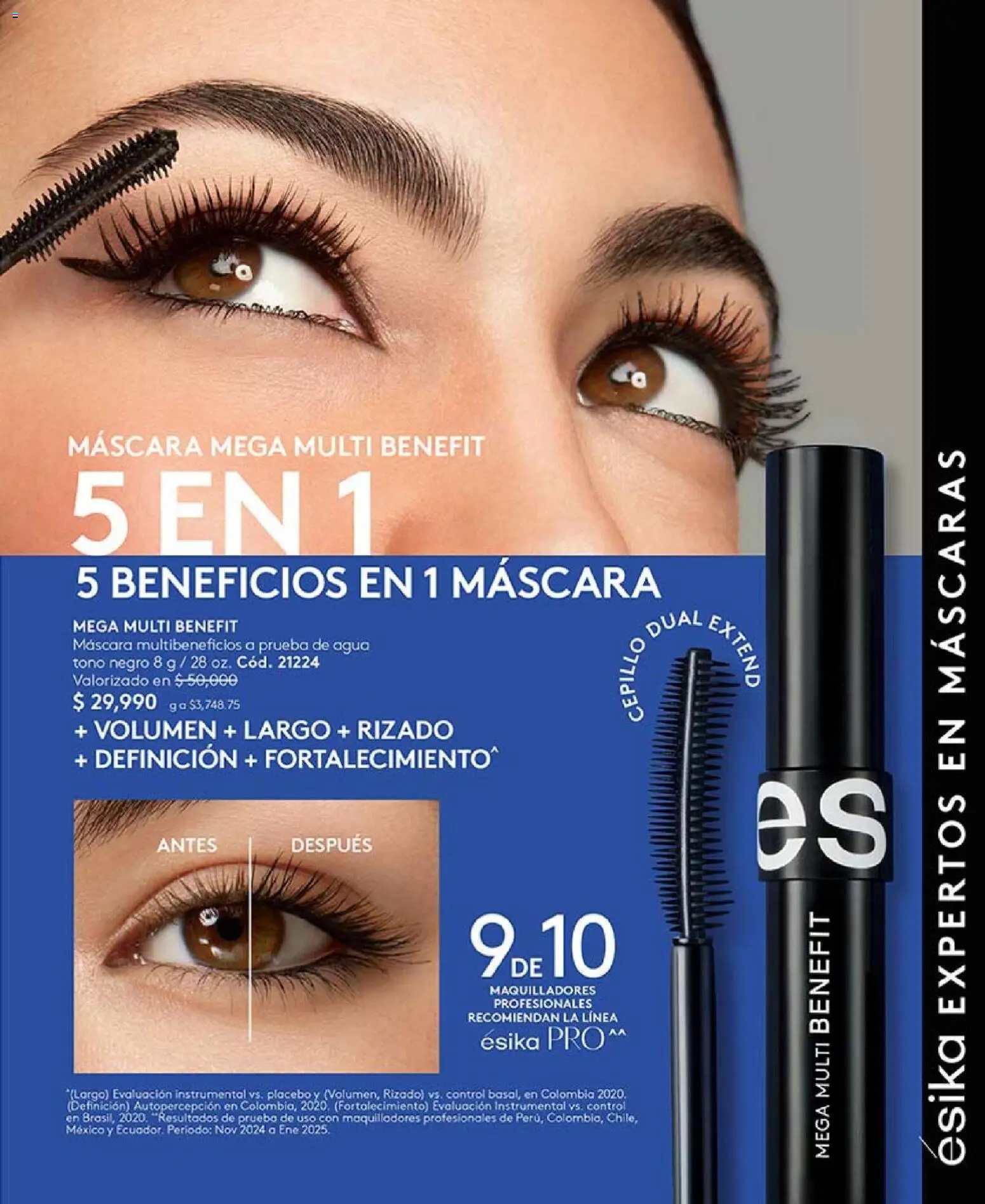 Ésika revista - valida desde el 01.01.2026 | Página: 61 | Productos: Agua, Cepillo, Máscara