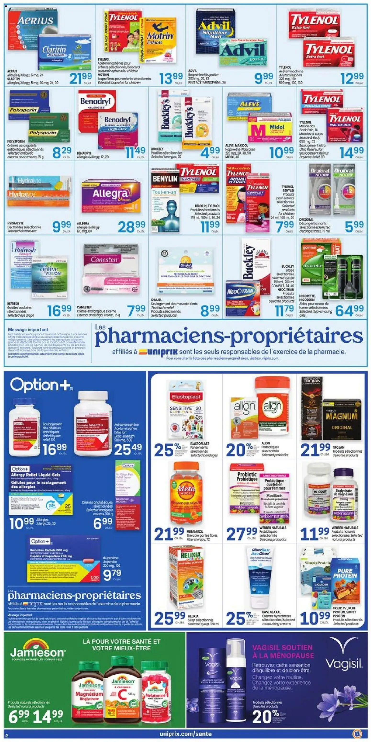 Uniprix Flyer from Apr 30, 2026 - Unlock Huge Savings | Canada