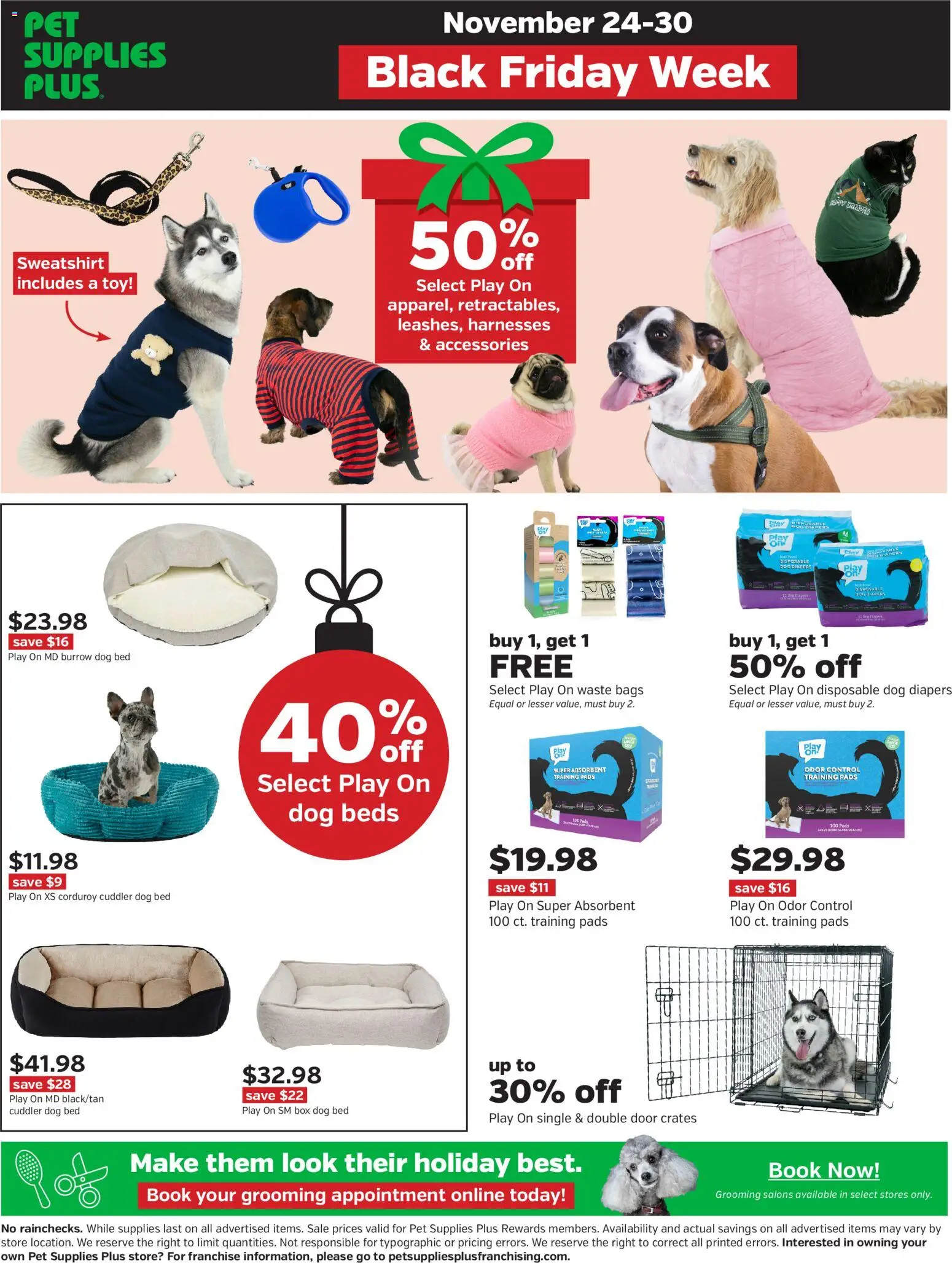 Pet Supplies Plus Weekly Ad - valid from 24.11.2025 | Page: 9 | Products: Bed, Box, Pads