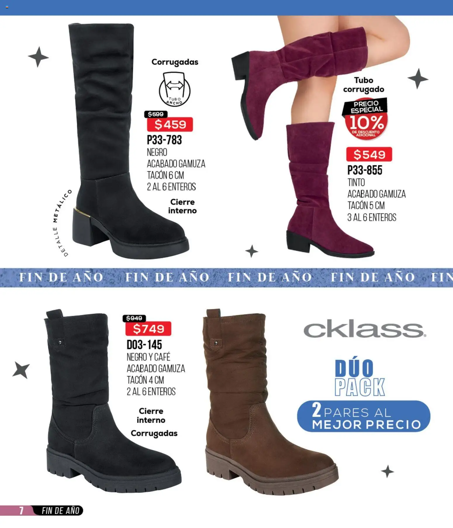 Nuevas ofertas de Cklass válidas en toda la República Mexicana desde el 15.12.2025. ¡Encuentra las mejores ofertas en Cklass catálogo Rebajas fin de año calzado! | Página: 8 | Productos: Café, Gamuza