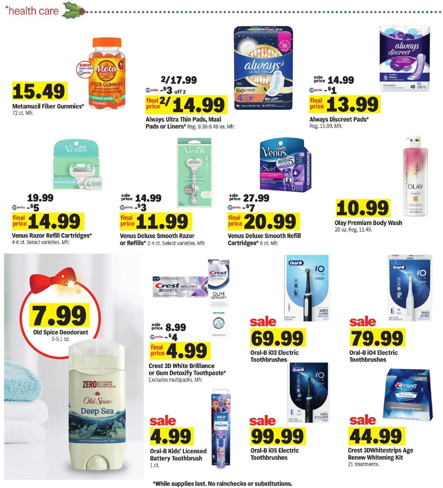 Meijer Weekly Ad - MI - valid from 19.11.2025 | Page: 41 | Products: Battery, Deodorant, Body Wash, Sugar