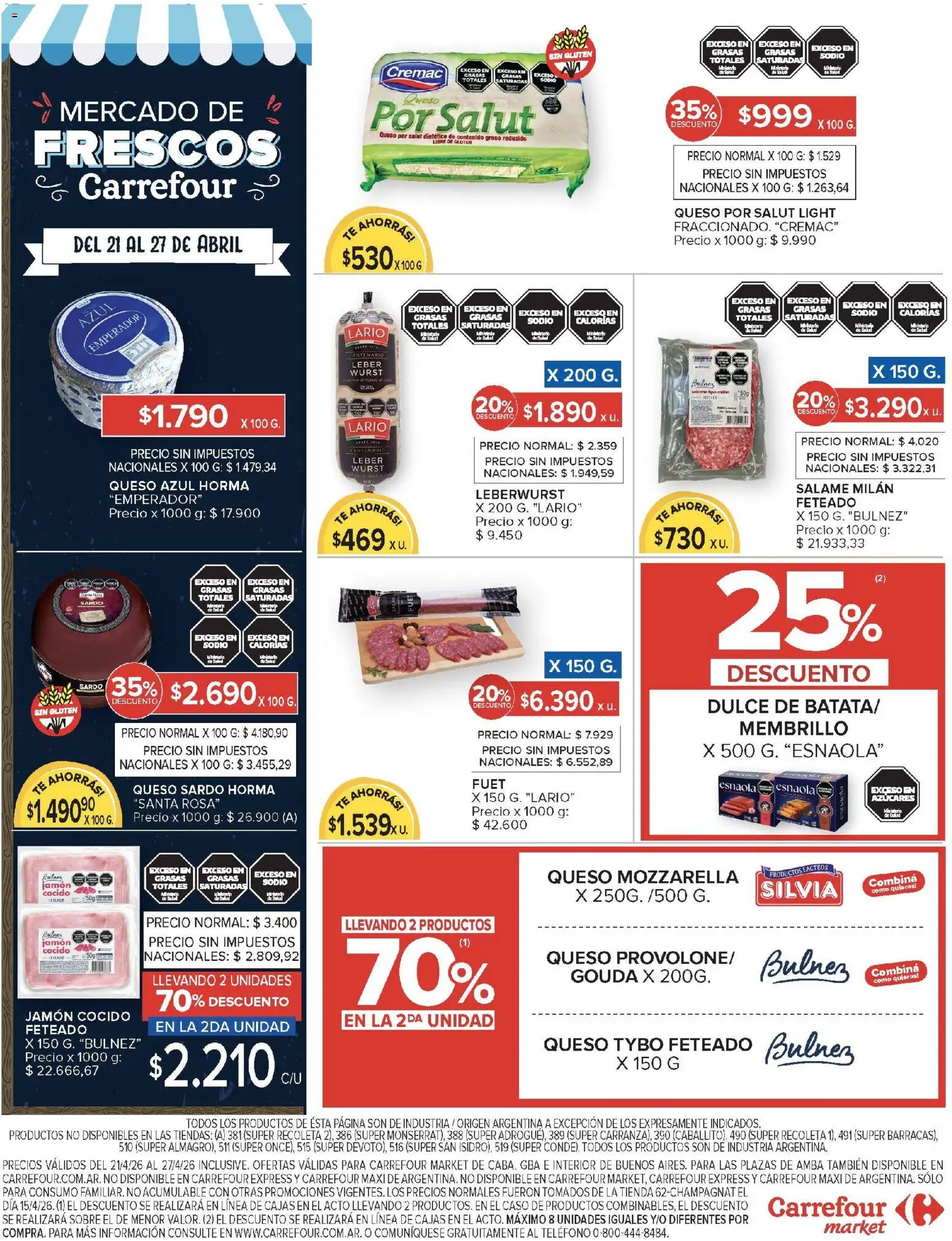 Carrefour ofertas │ válido desde el 21.04.2026 | Página: 37