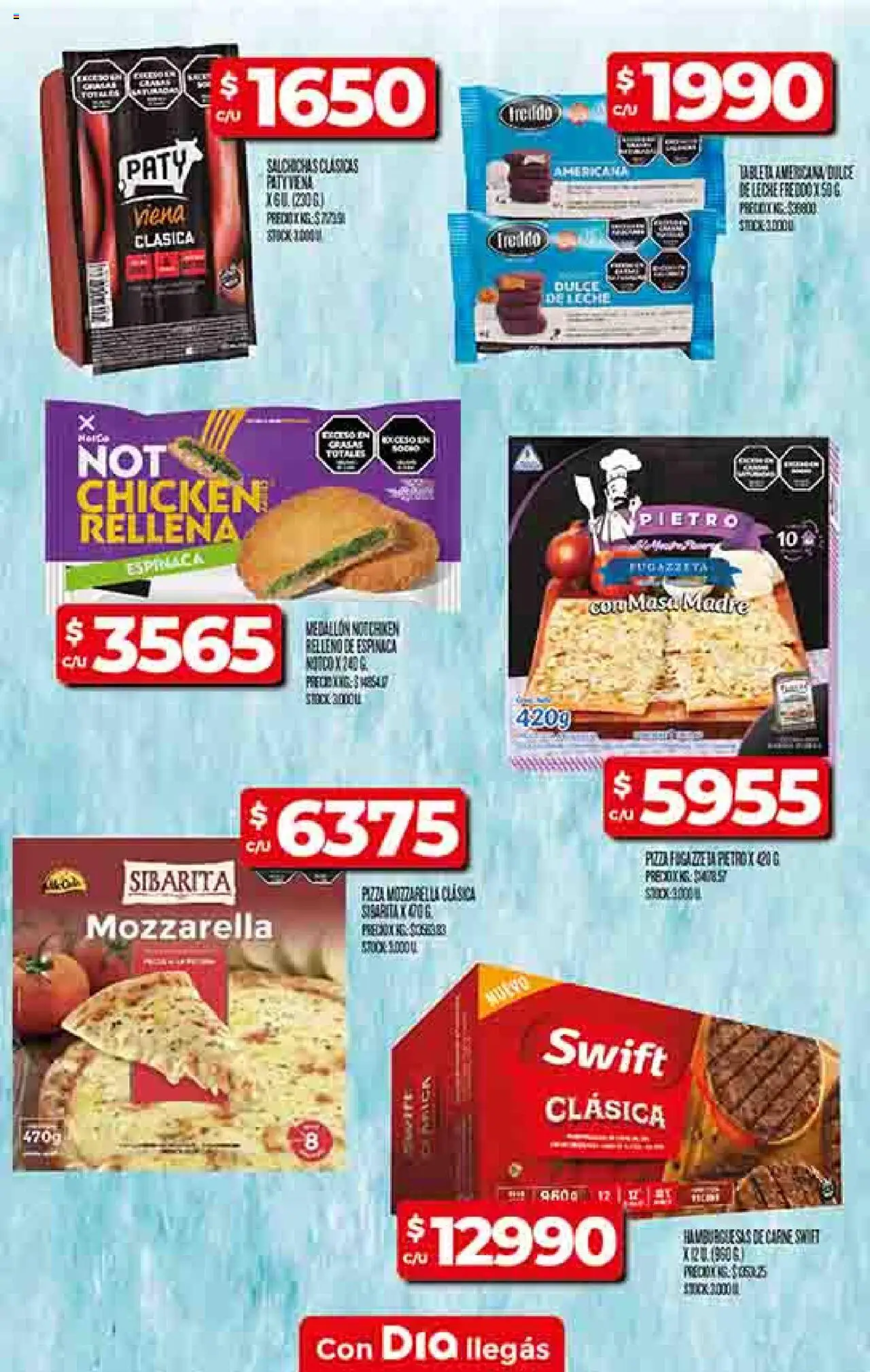 Supermercado DIA Ofertas │ válido desde el 25.06.2025 | Página: 11 | Productos: Tableta, Leche, Pizza, Espinaca