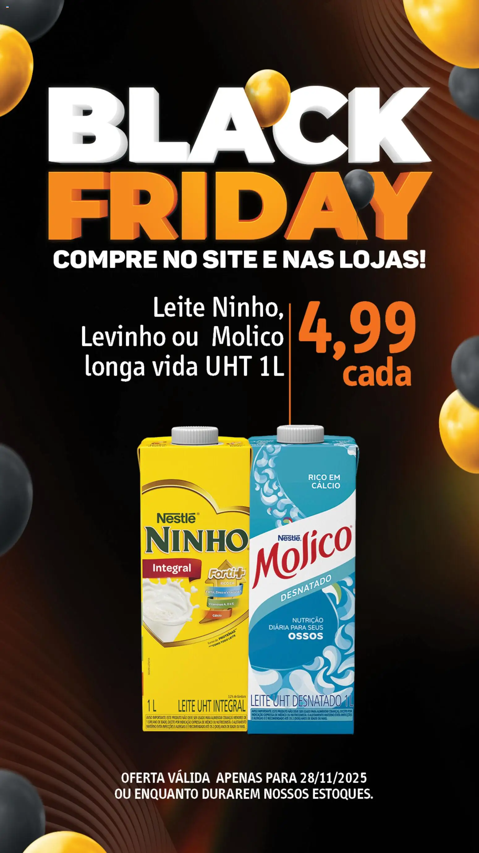 Sonda Folheto - válido de 28.11.2025 | Página: 10 | Produtos: Leite, Cálcio, Vitamina c