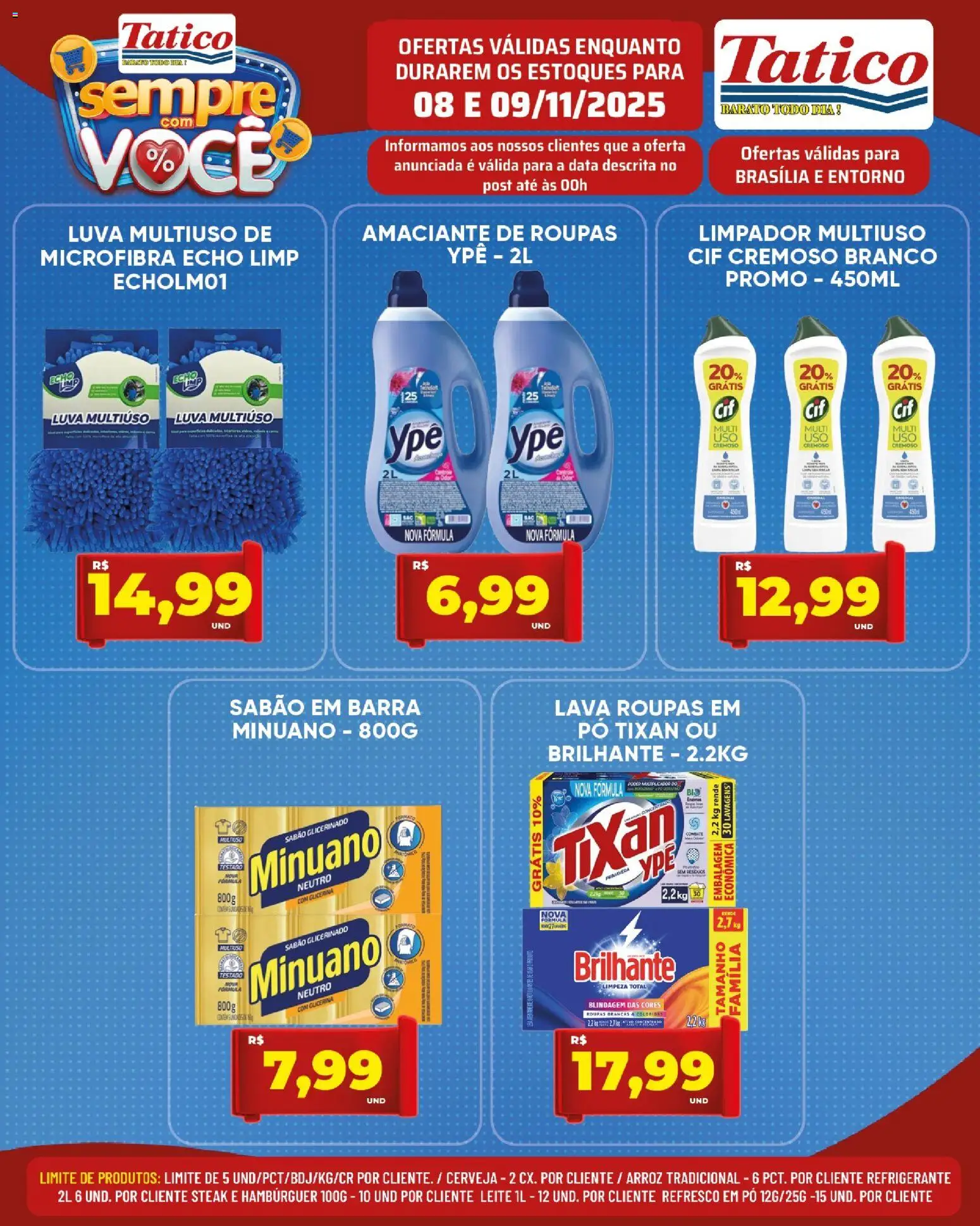 Tatico Folheto - válido de 10.11.2025 | Página: 28 | Produtos: Sabão em barra, Refresco, Cerveja, Roupas