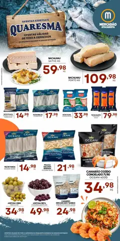 Mercadão Atacadista ofertas Quaresma - Pré-Visualização do folheto da loja Mercadão Atacadista, válido de 17.03.2026
