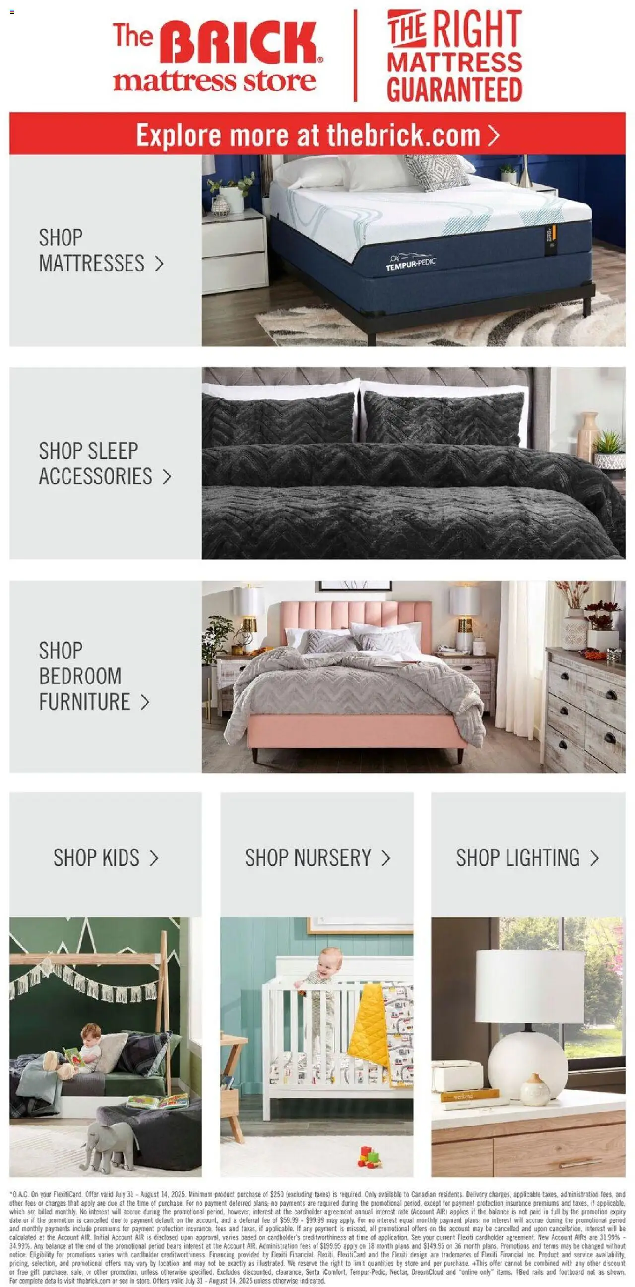 The Brick flyer valid from 31.07.2025 | Page: 19 | Products: Bed, Mattress