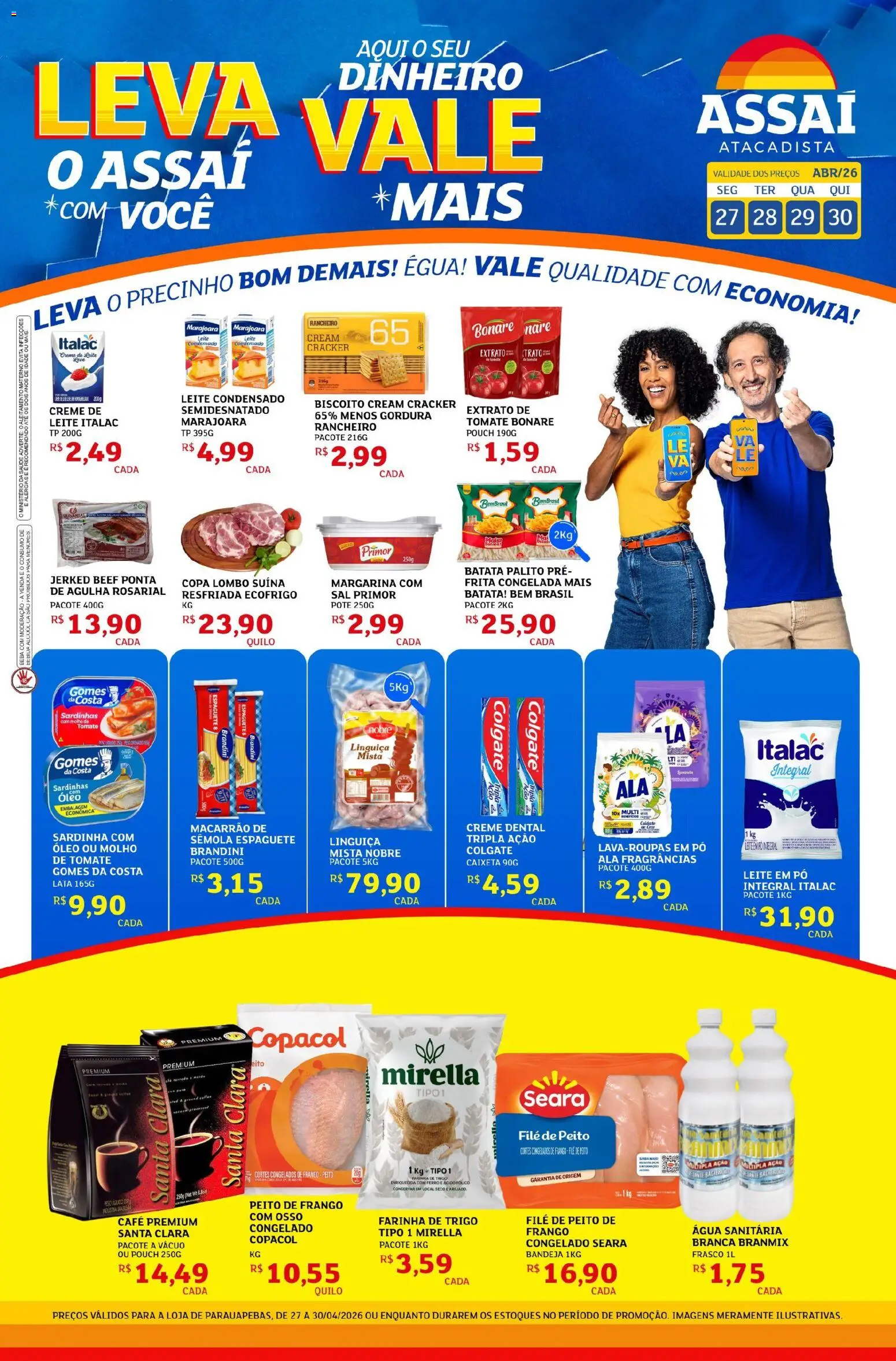 Assaí Atacadista Folheto - válido de 27.04.2026 | Página: 1