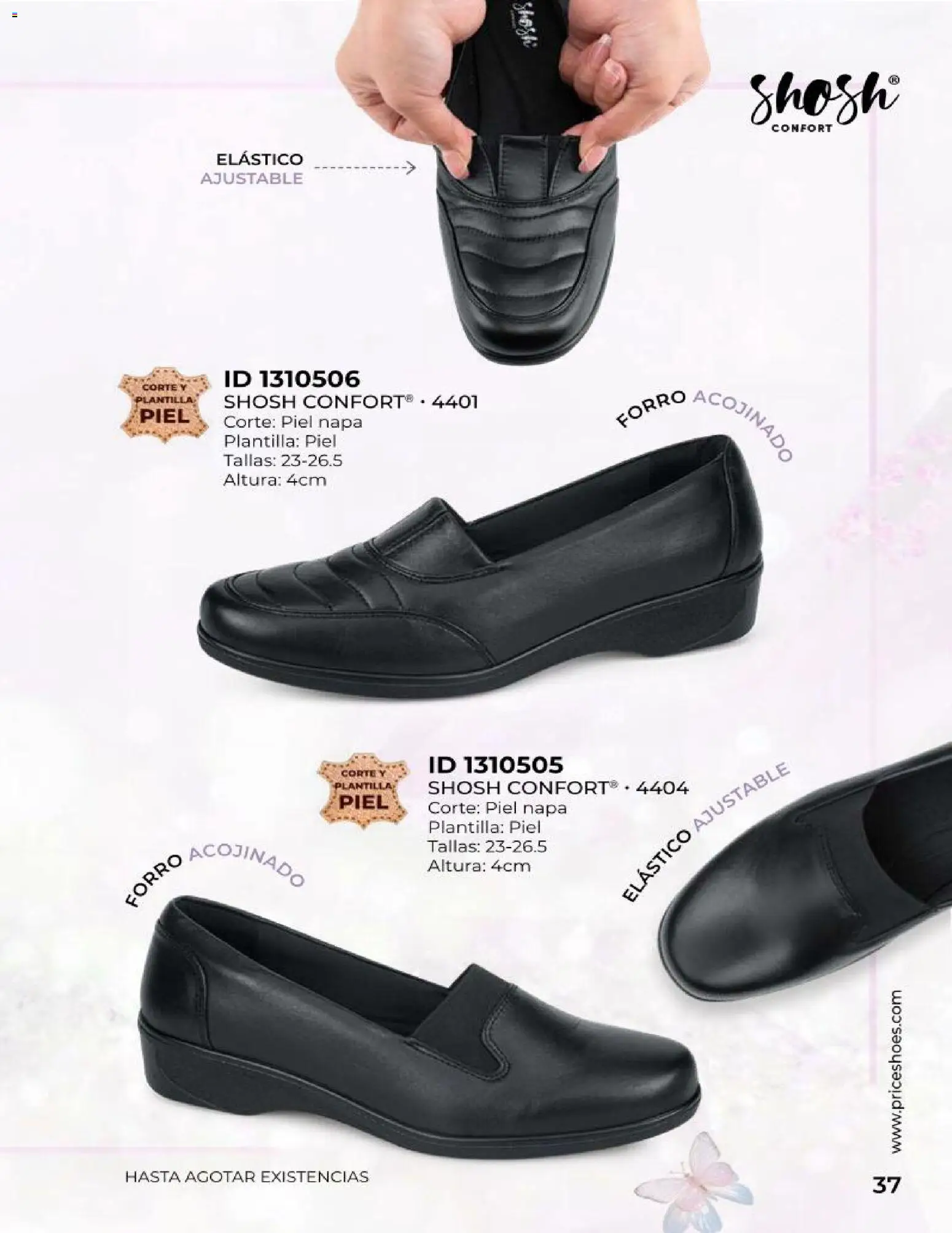 Nuevas ofertas de Price Shoes válidas en toda la República Mexicana desde el 23.04.2026. ¡Encuentra las mejores ofertas en Price Shoes catálogo Especial Confort! | Página: 37