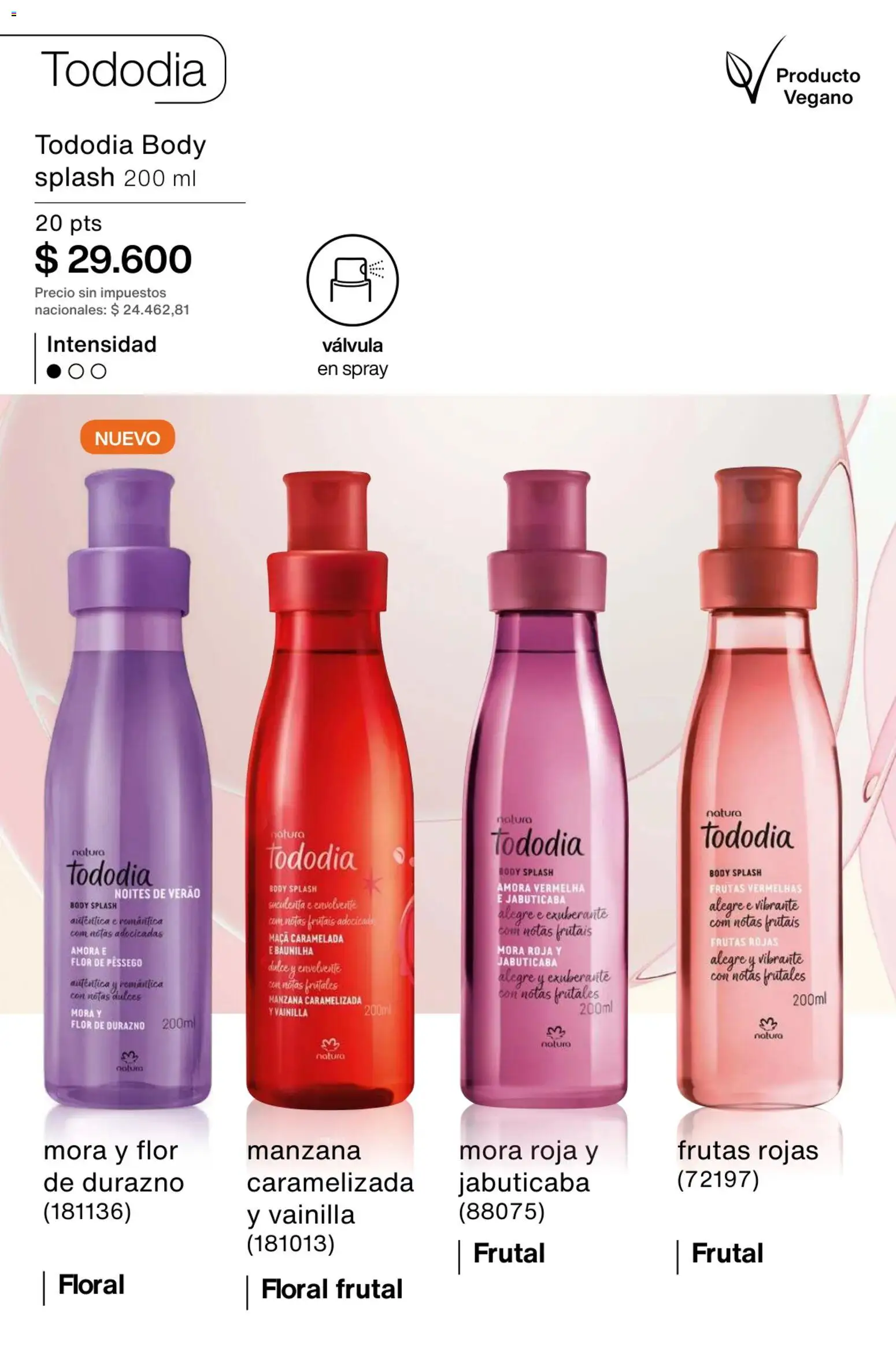 Catálogo Natura Ciclo 1/2026 │ válido desde el 06.01.2026 | Página: 95 | Productos: Body, Durazno, Manzana