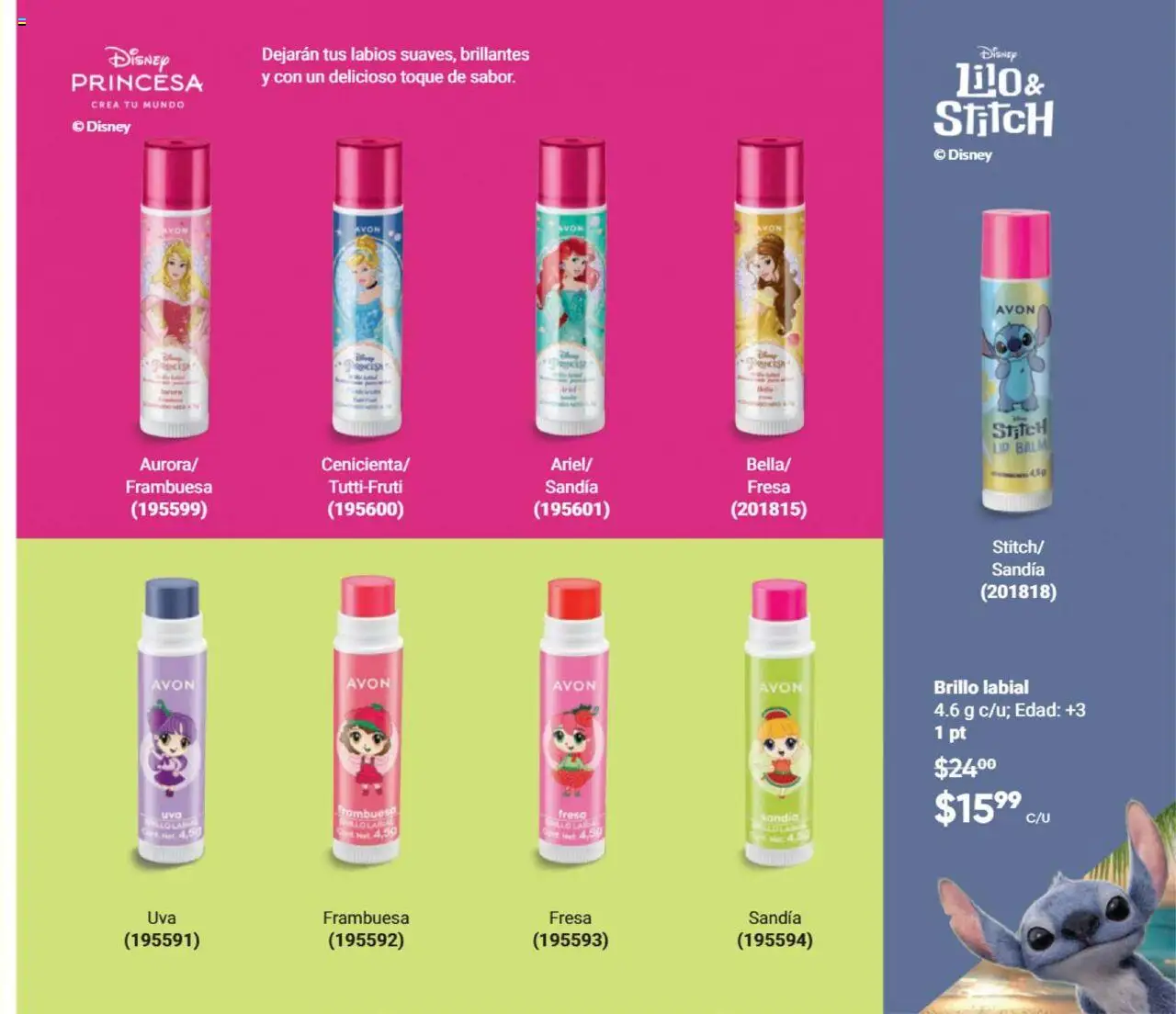 Nuevas ofertas de AVON válidas en toda la República Mexicana desde el 09.10.2025. ¡Encuentra las mejores ofertas en AVON - Casa & Estilo 16 2025! | Página: 151 | Productos: Fresa, Sandía, Brillo, Uva
