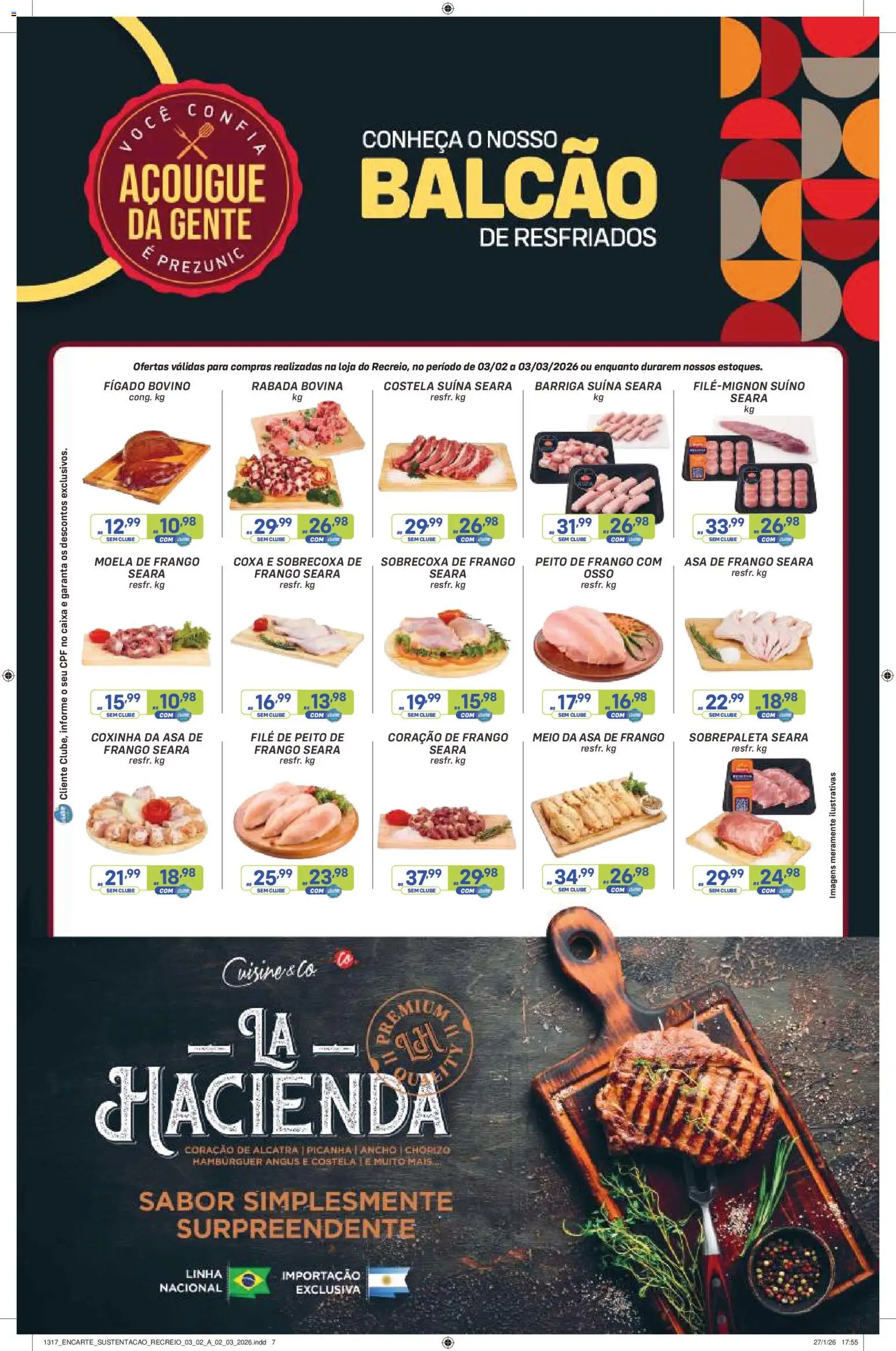 Prezunic Folheto - válido de 02.03.2026 | Página: 7 | Produtos: Alcatra, Asa de frango, Moela, Peito de frango