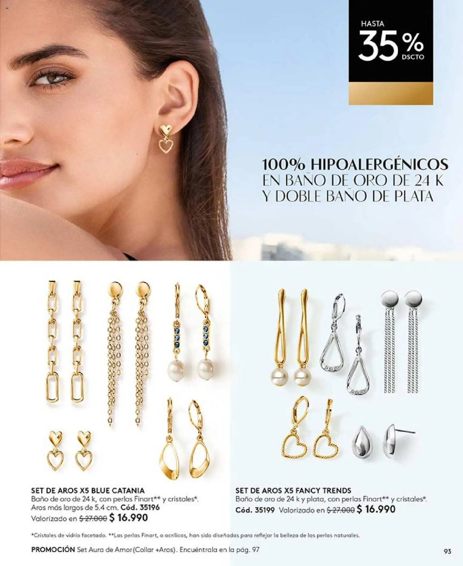 Catálogo Ésika Campaña 1 │ válido desde el 01.01.2026 | Página: 93 | Productos: Baño, Aros