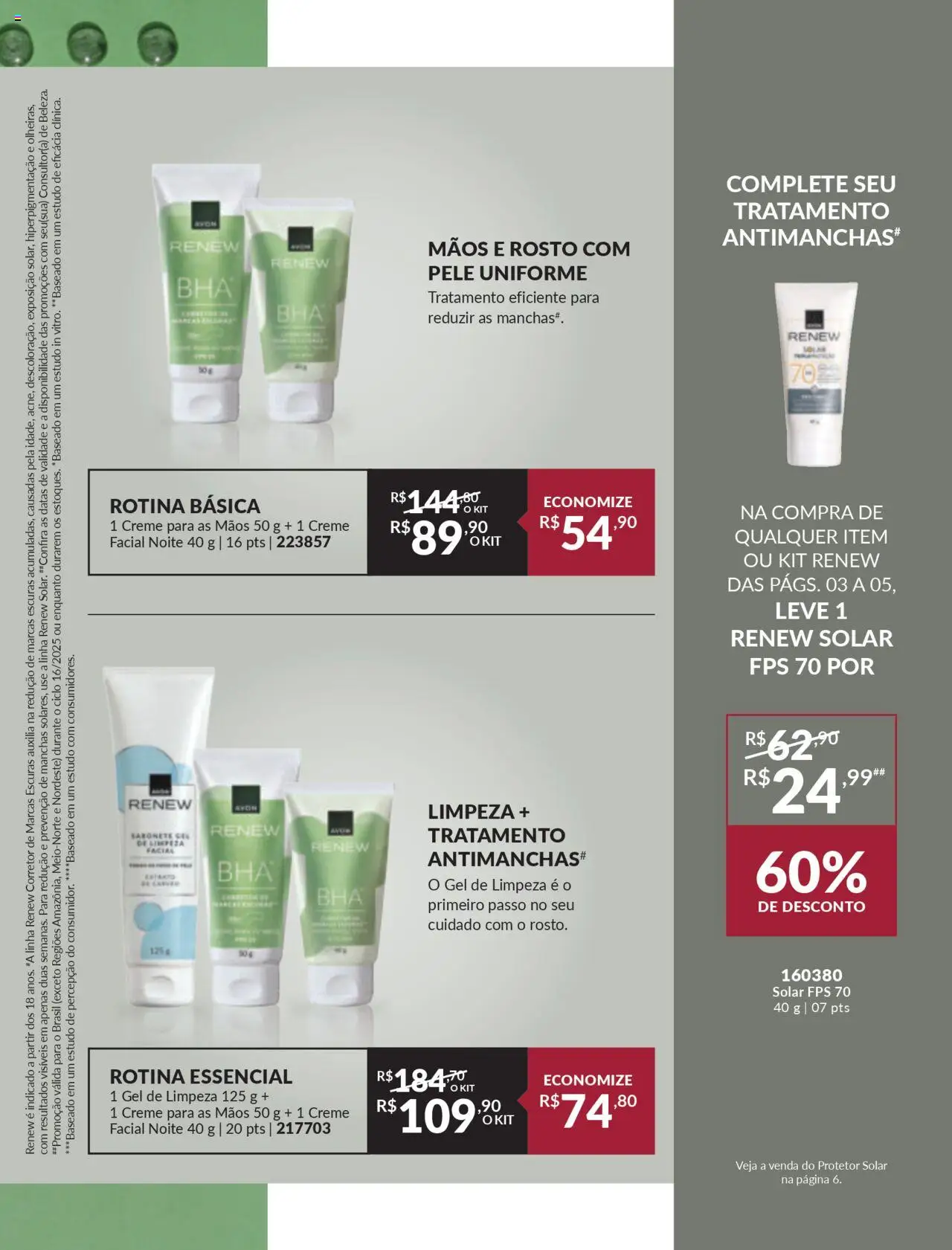 Avon Folheto - válido de 27.09.2025 | Página: 5 | Produtos: Protetor solar, Gel de limpeza, Creme, Sabonete