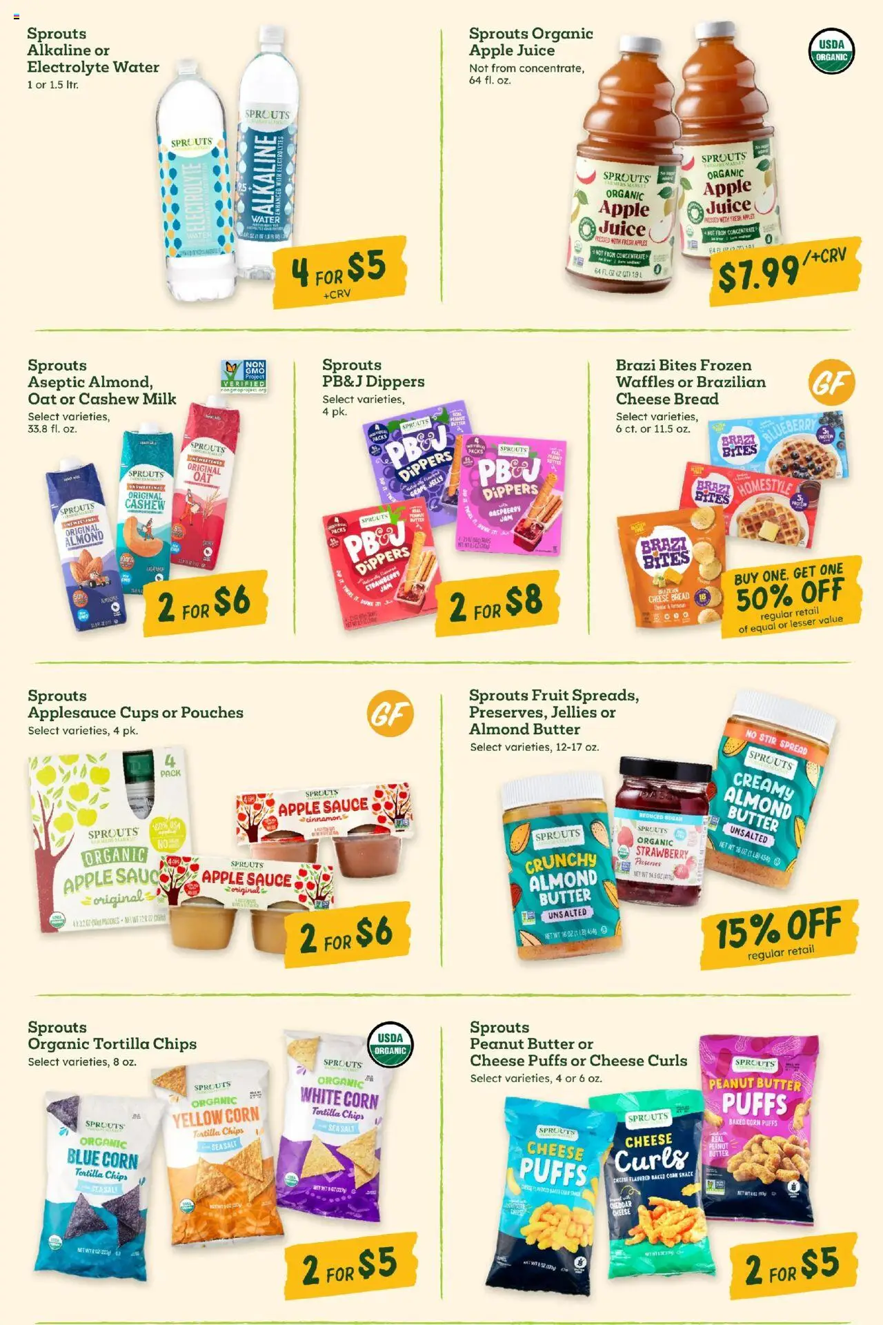 Sprouts Weekly Ad - valid from 06.08.2025 | Page: 8 | Products: Corn, Butter, Water, Salt