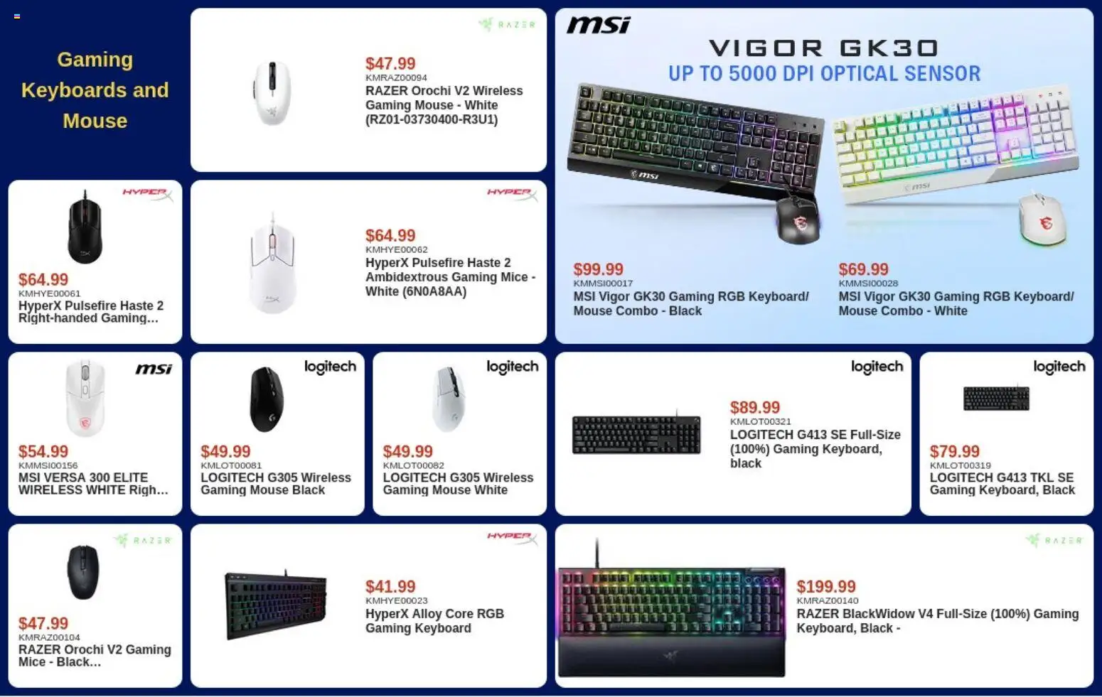 Canada Computers flyer valid from 20.03.2026 | Page: 6 | Products: Mouse, Keyboard