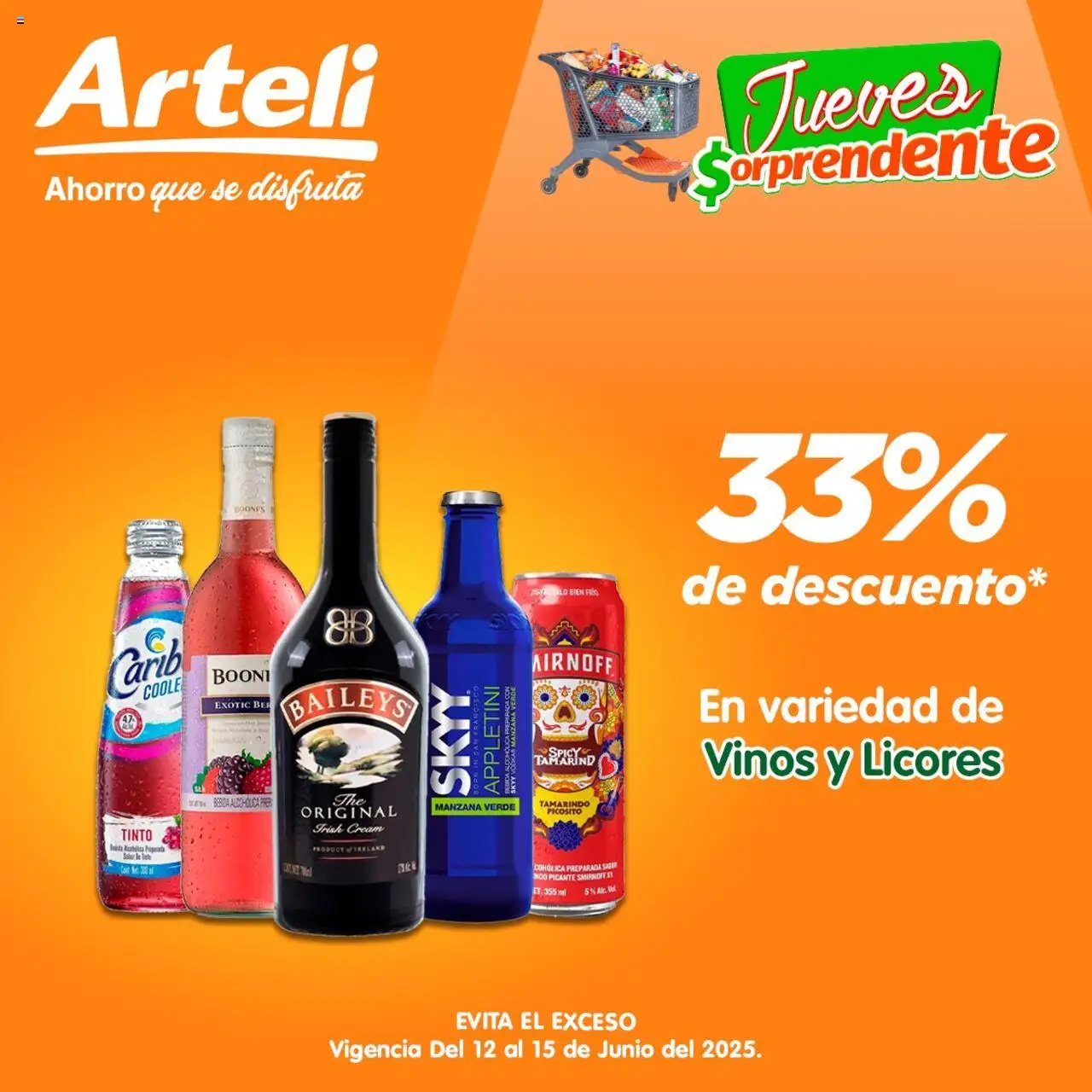 Nuevas ofertas de Arteli válidas en toda la República Mexicana desde el 12.06.2025. ¡Encuentra las mejores ofertas en Arteli promociones! | Página: 3 | Productos: Manzana, Vodka