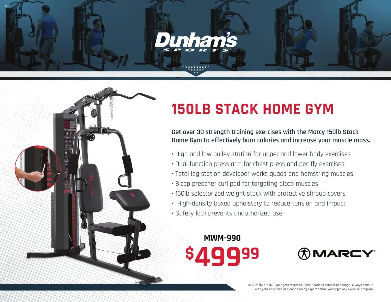 Dunham's Sports Marcy Weight Training Guide - valid from 20.11.2025 | Page: 2 | Products: Press, Weight