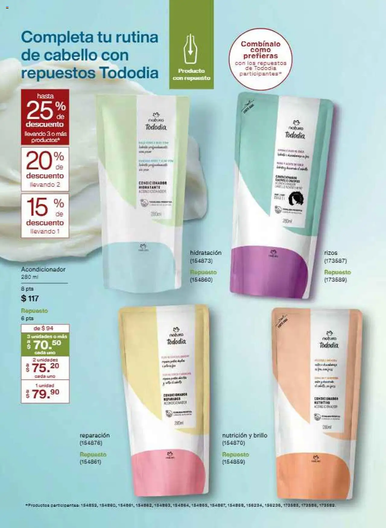 Nuevas ofertas de Natura válidas en toda la República Mexicana desde el 12.10.2025. ¡Encuentra las mejores ofertas en Natura - Campaña 16 2025! | Página: 113 | Productos: Brillo, Acondicionador