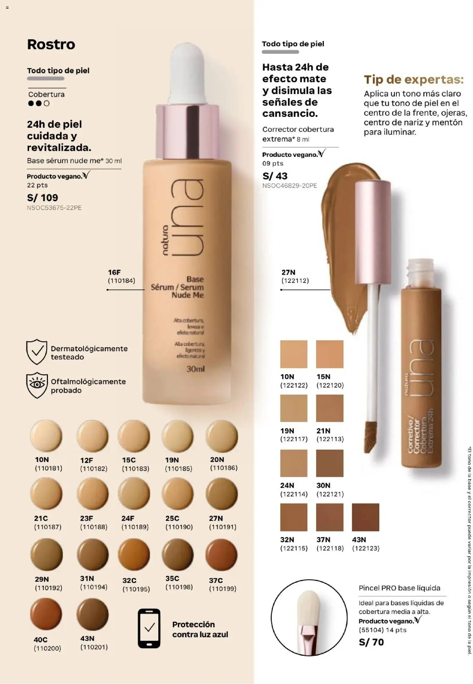 Catálogo Natura válido desde 20.02.2026 | Página: 52 | Productos: Pincel, Corrector