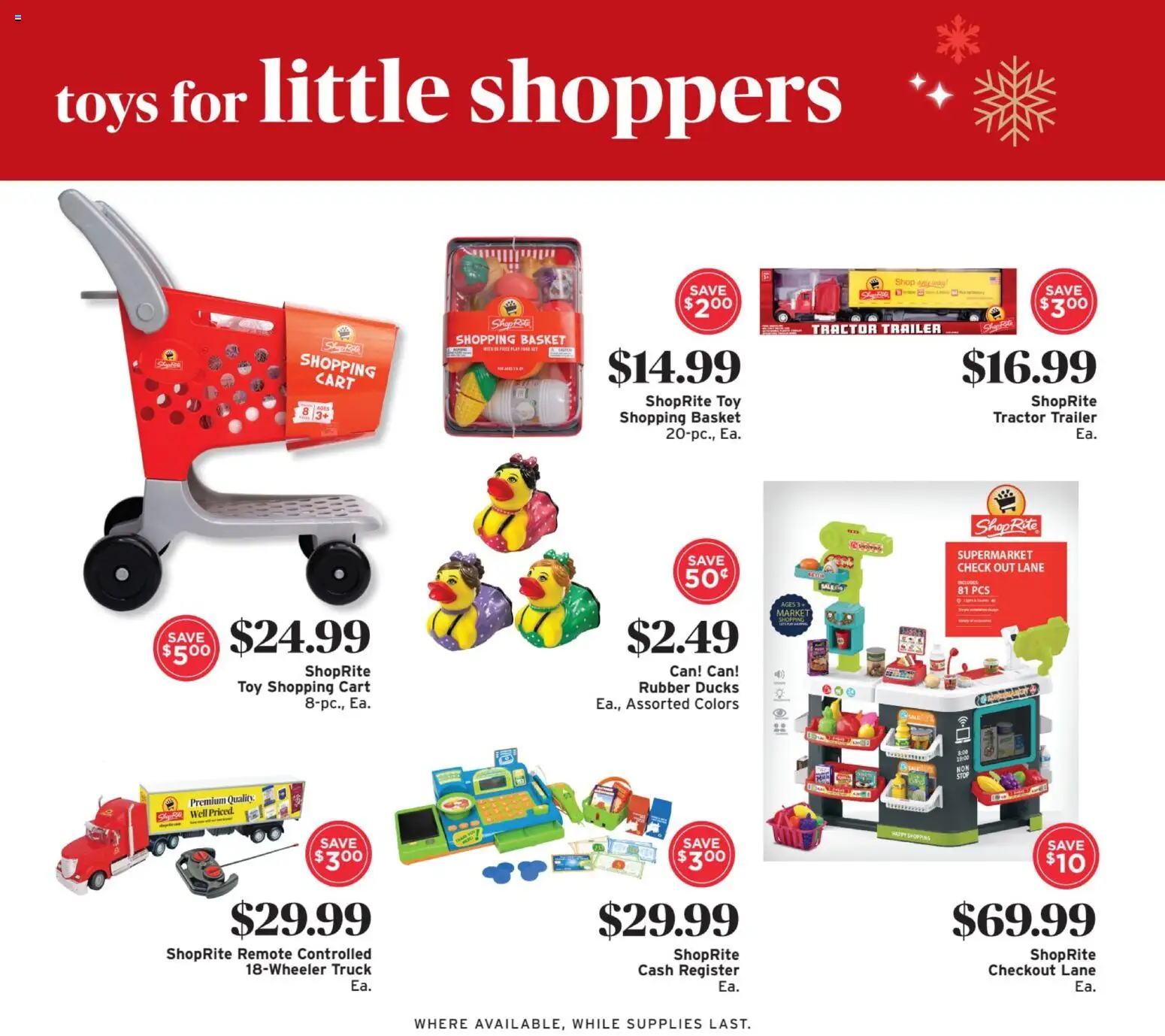 ShopRite Holiday Toy Catalog - valid from 30.10.2025 | Page: 5 | Products: Basket