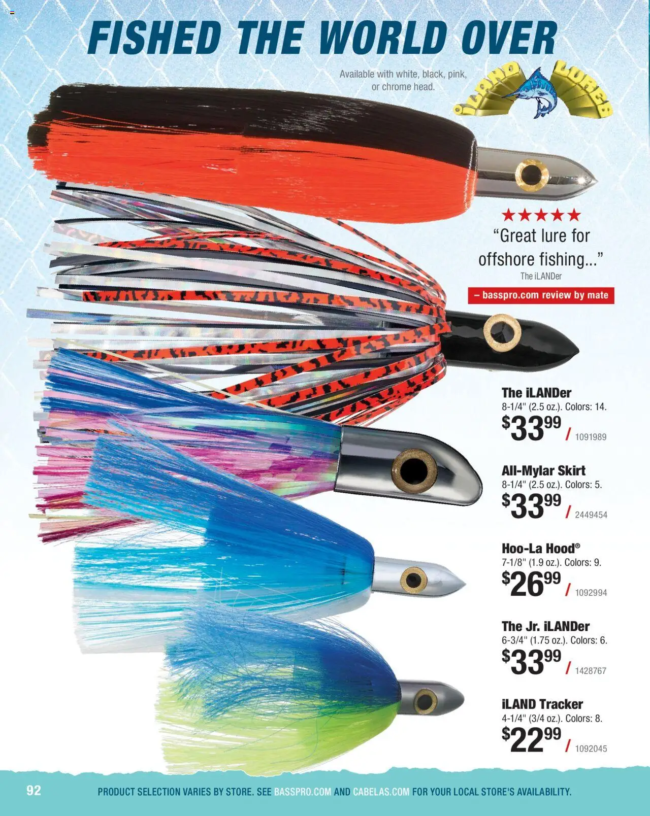 Cabela's Saltwater Specialist 25 - valid from 01.01.2025 | Page: 92 | Products: Lure