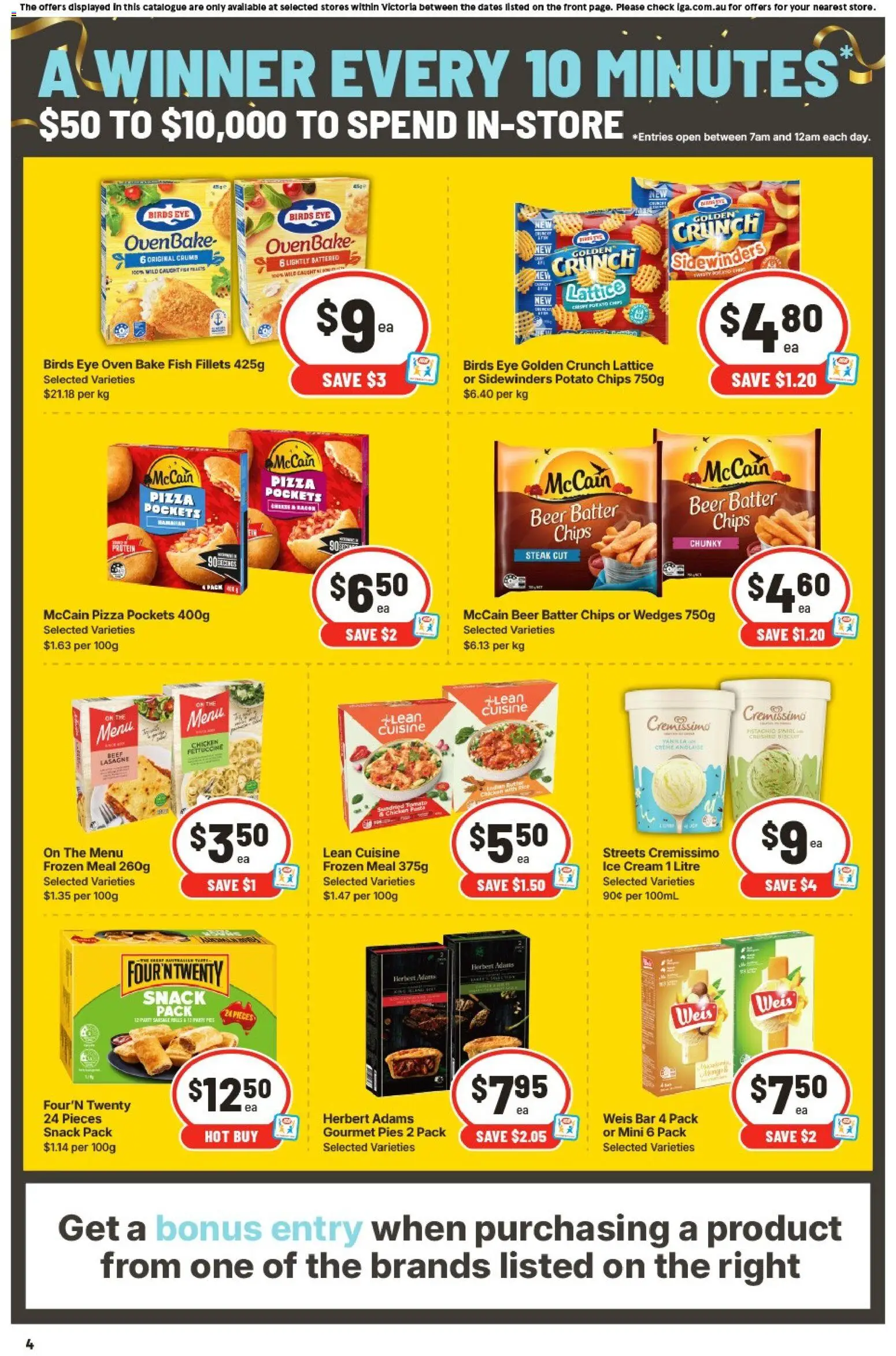 Ritchies catalogue - valid from 29.04.2026 | Page: 4 | Products: Bacon, Rice, Fish, Ice cream