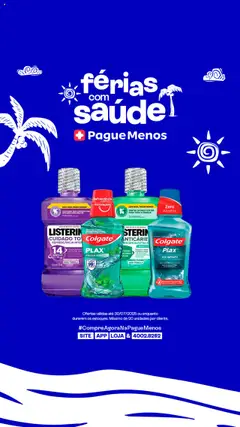 Pague Menos - Catálogo atual - Pré-Visualização do folheto da loja Pague Menos, válido de 28.07.2025